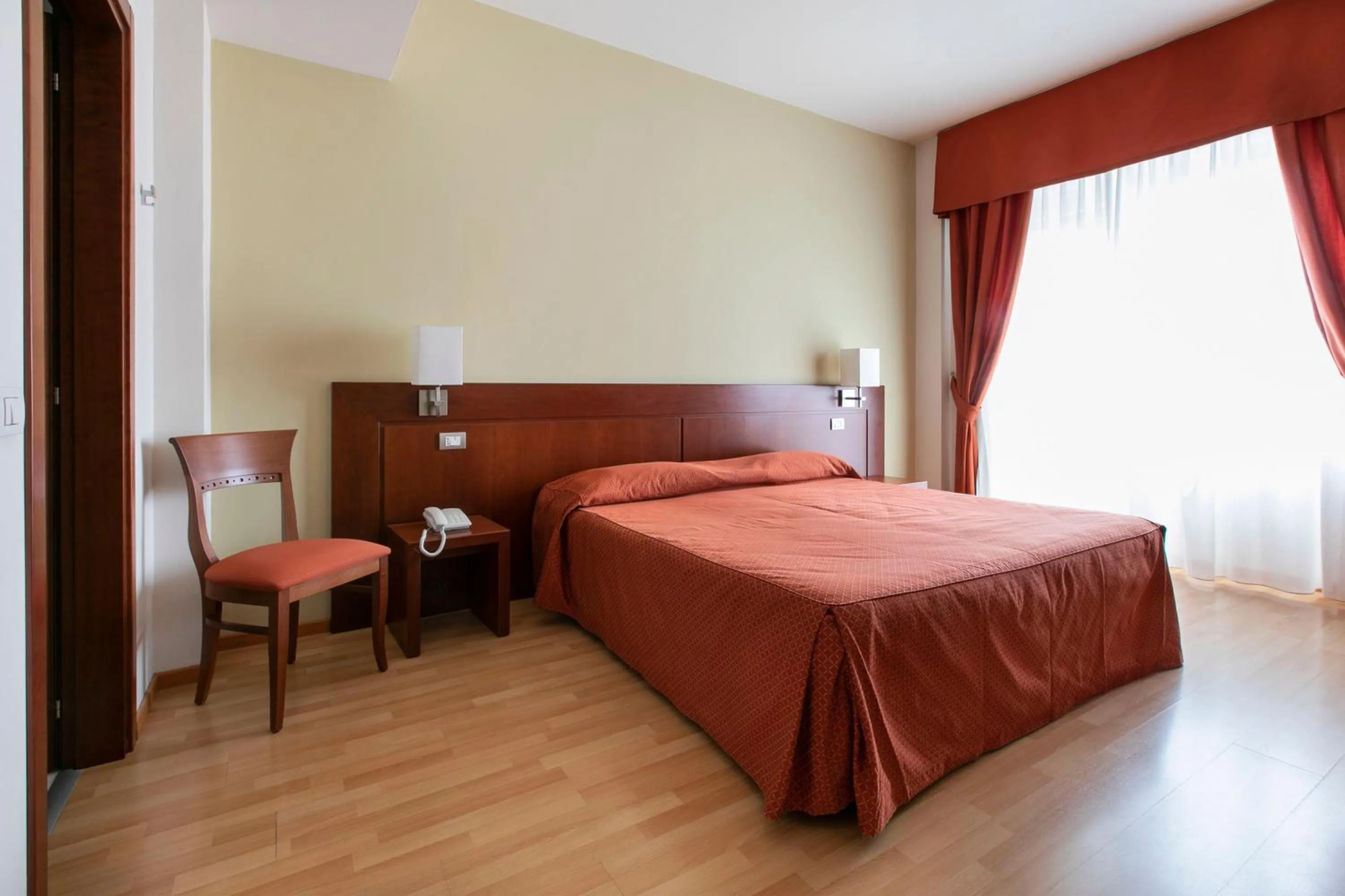 Bed in Hotel Conradi