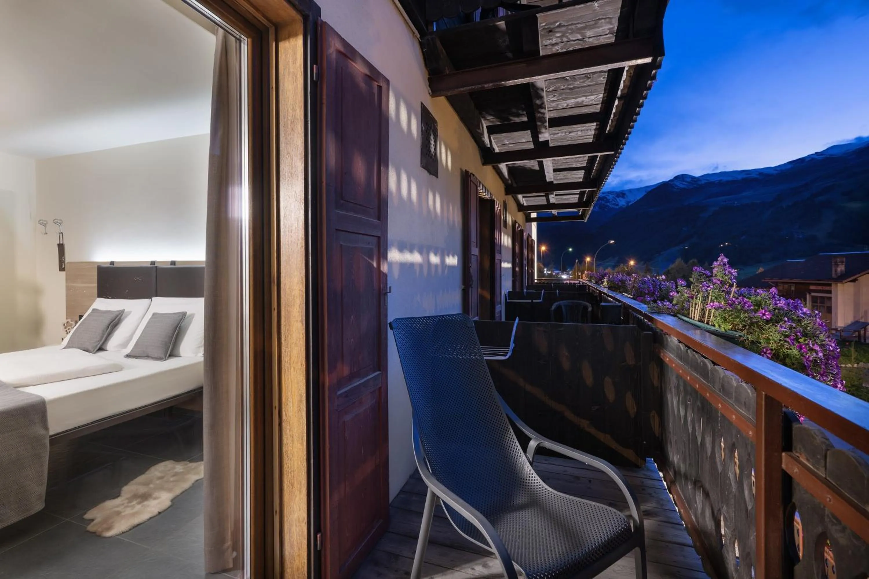 Natural landscape, Bed in Hotel Loredana