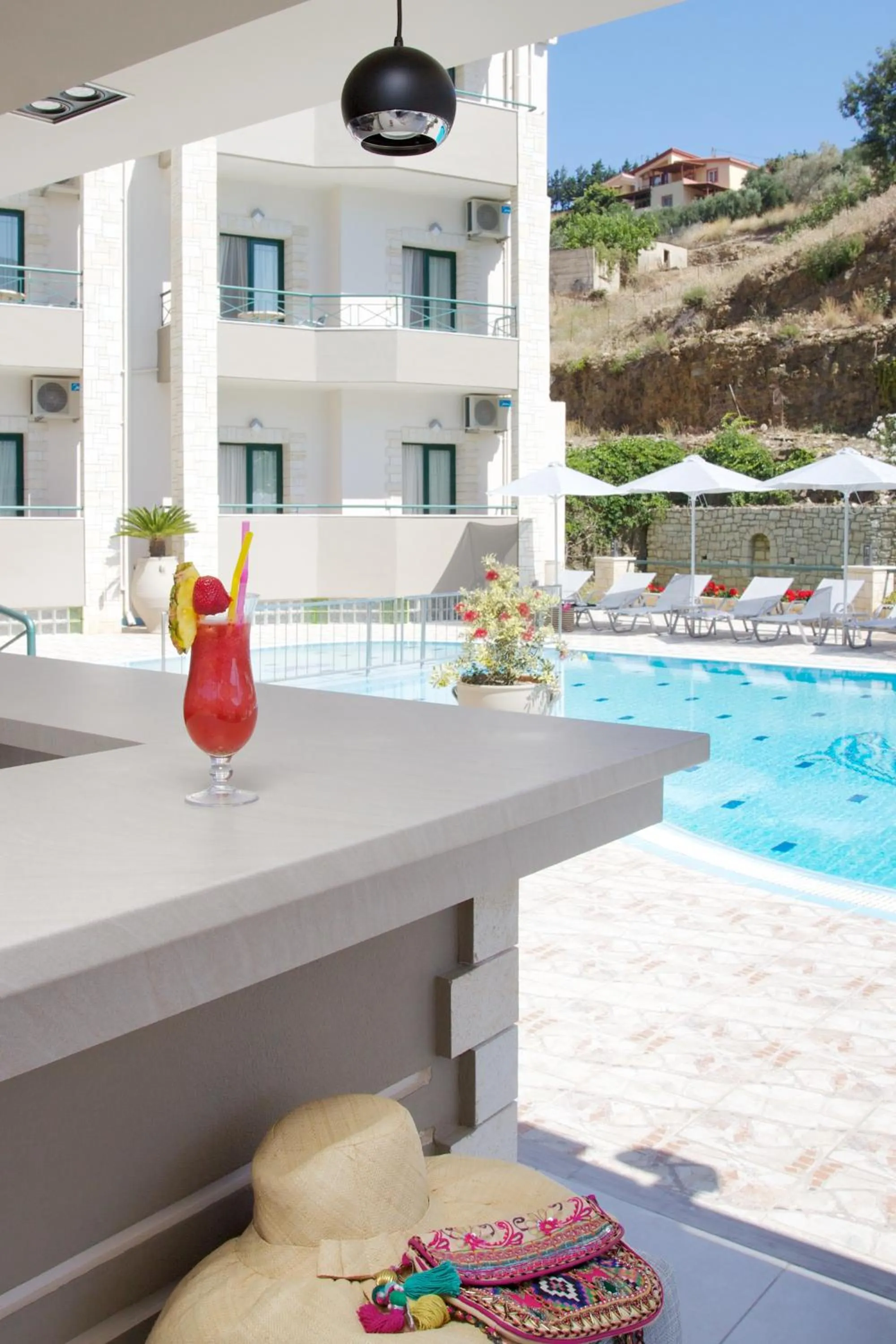 Swimming pool in Amalia Apartments