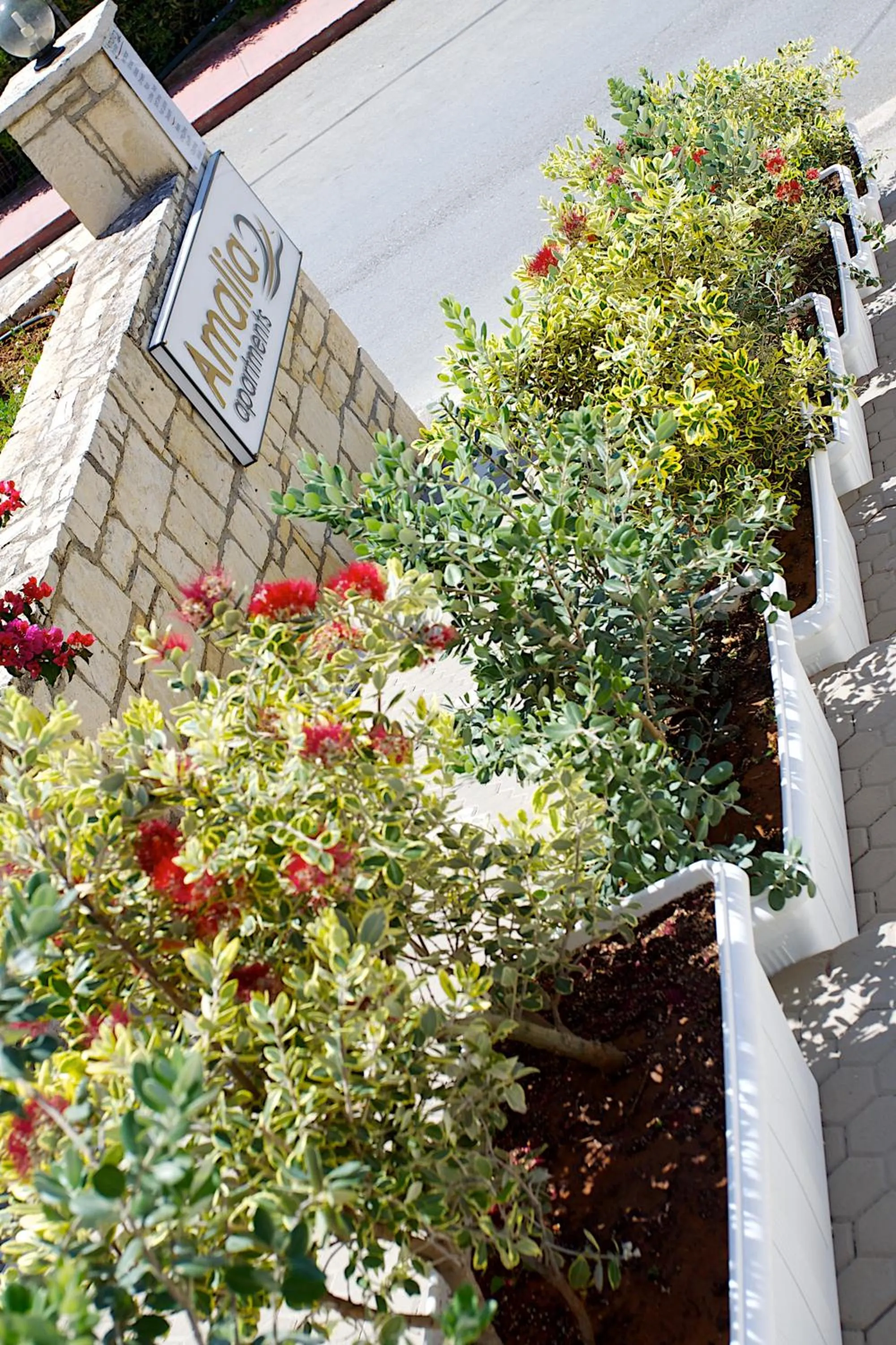 Bird's eye view in Amalia Apartments