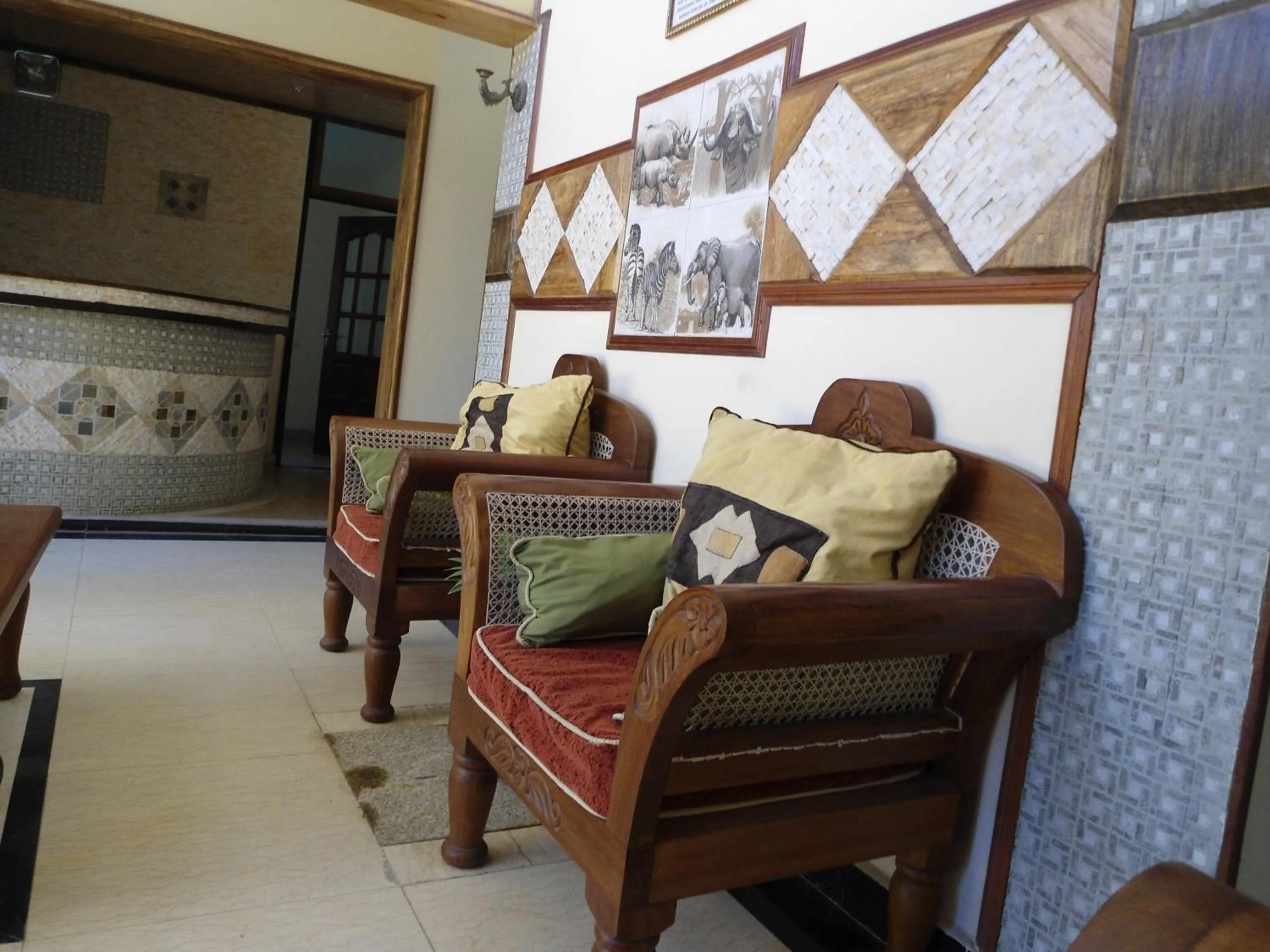 Lobby or reception in Lambada Holiday Resort Mombasa