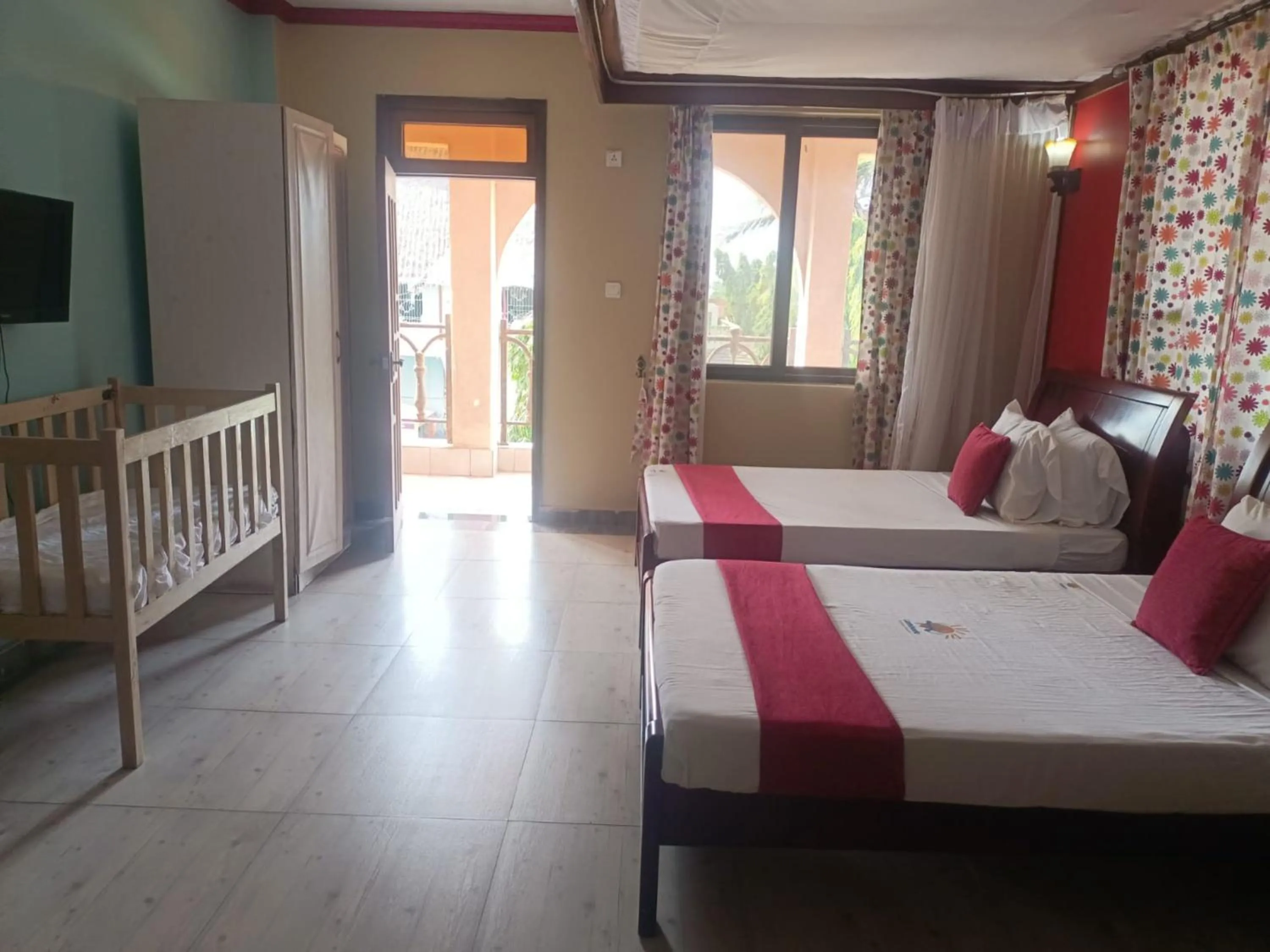 Bed in Lambada Holiday Resort Mombasa