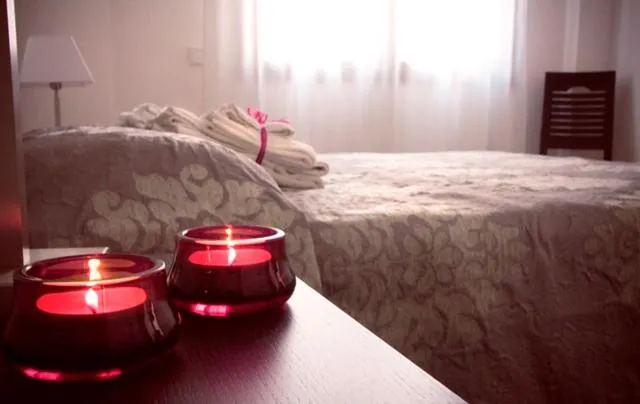 Bed in Hotel Giulio Cesare