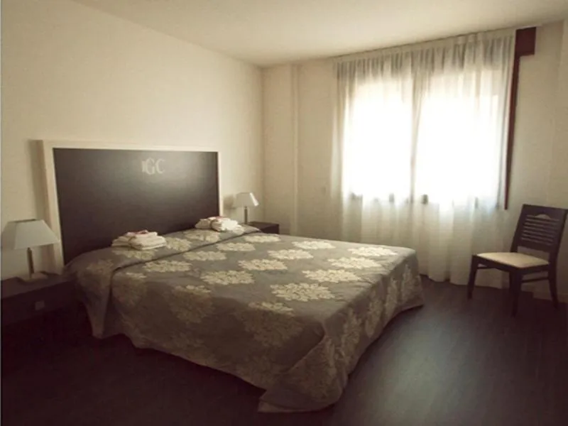 Bed in Hotel Giulio Cesare