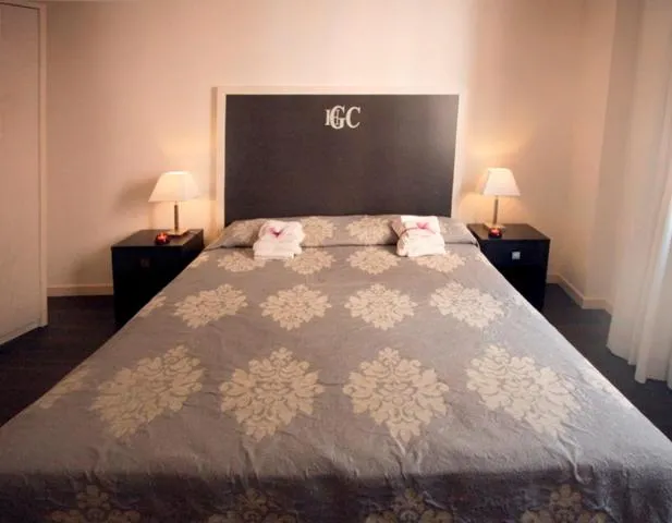 Bed in Hotel Giulio Cesare