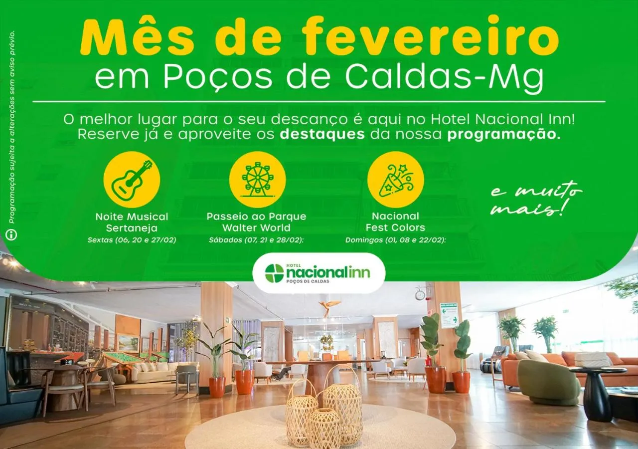 Activities in Hotel Nacional Inn Poços de Caldas - Lazer completo e Gastronomia no Centro