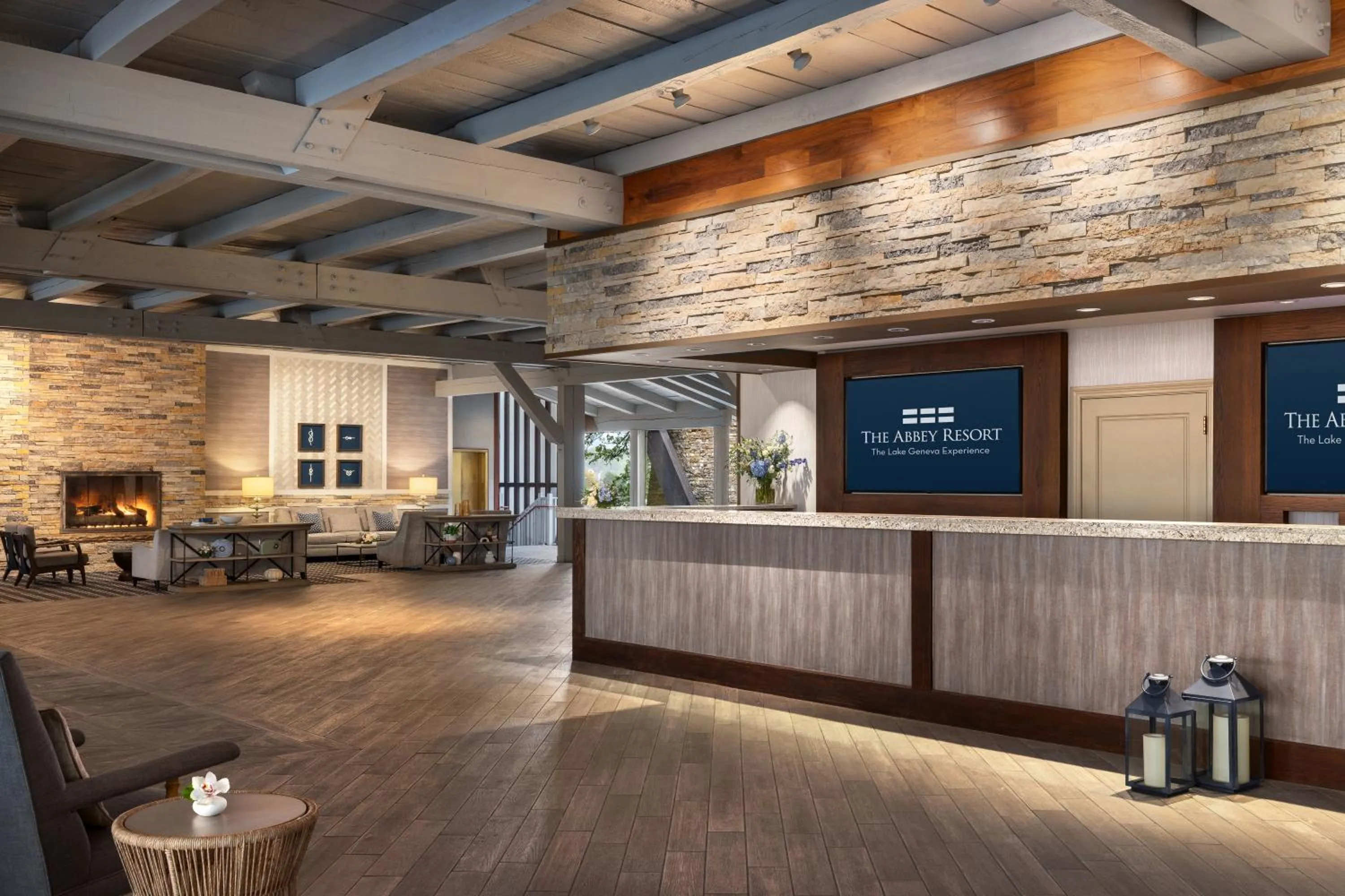 Lobby or reception in The Abbey Resort