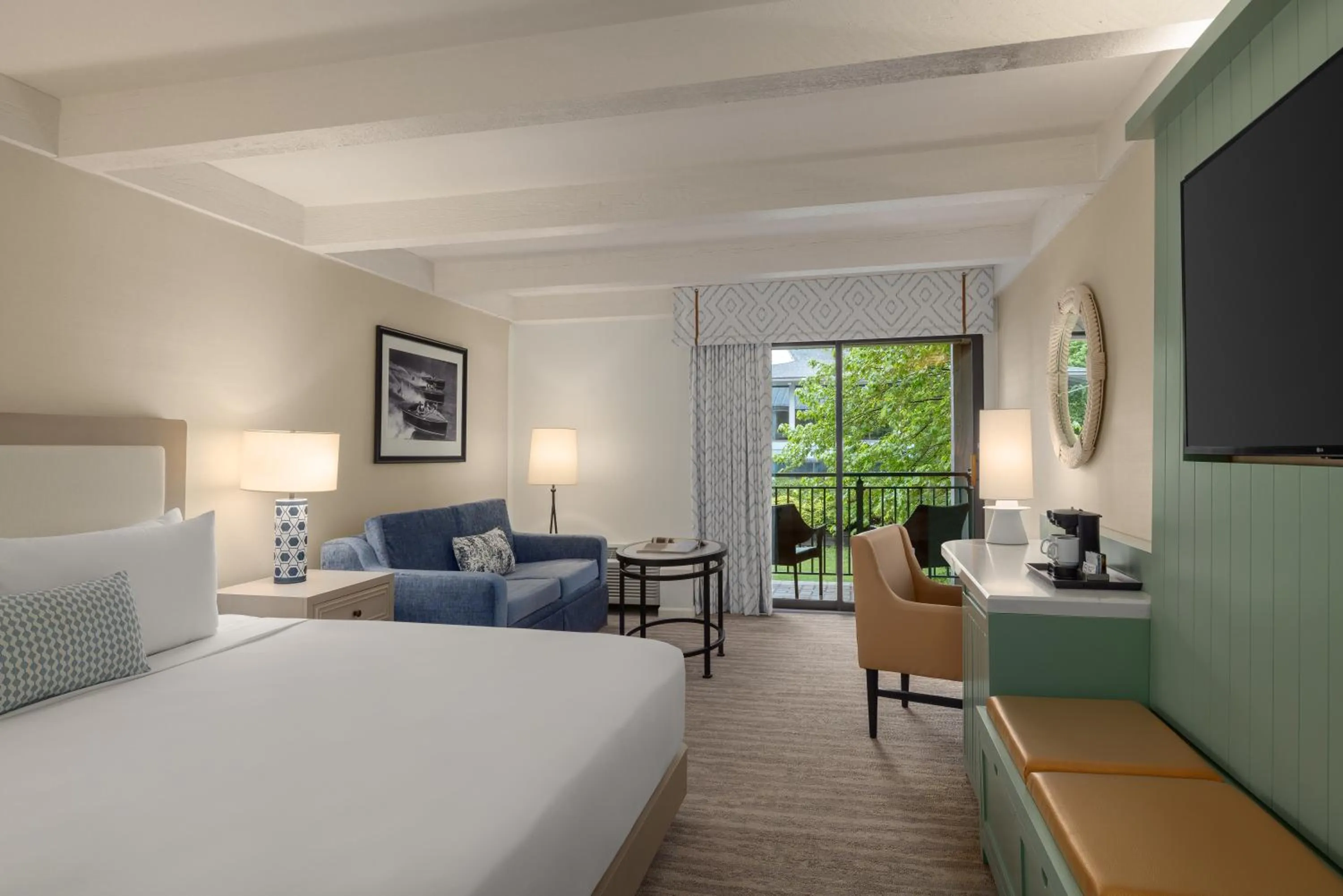 Bed in The Abbey Resort