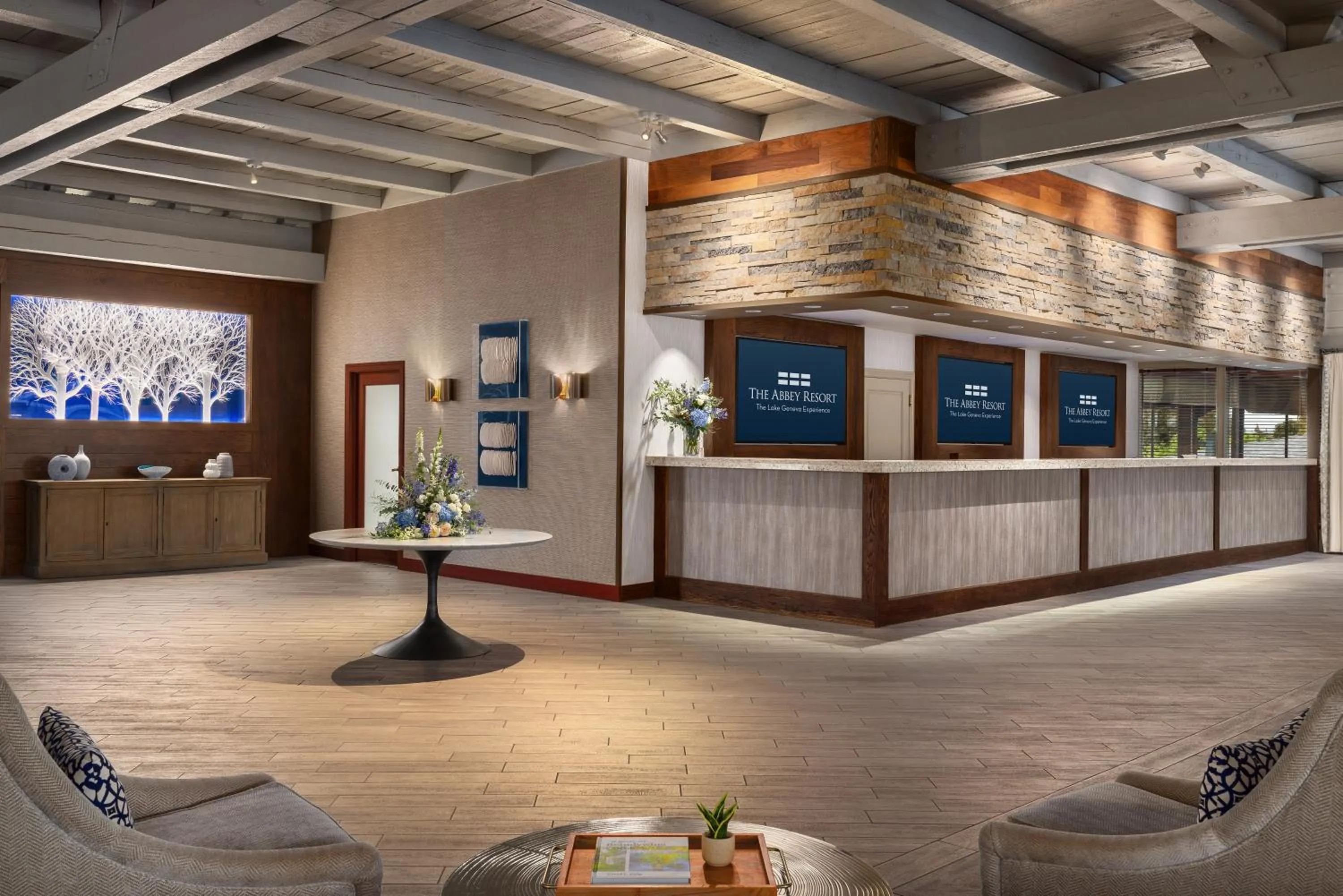 Lobby or reception in The Abbey Resort