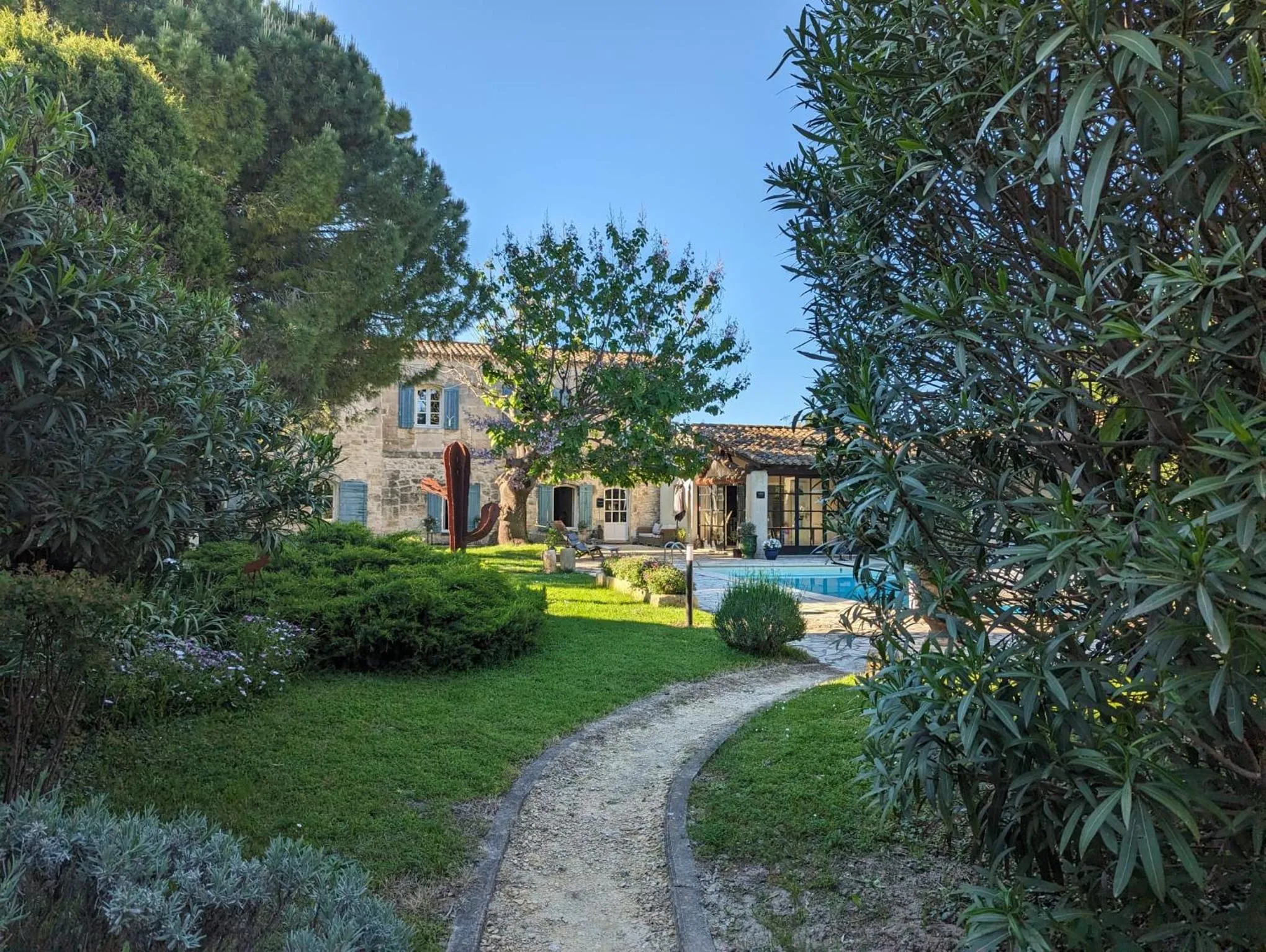 Garden in Mas Armelin