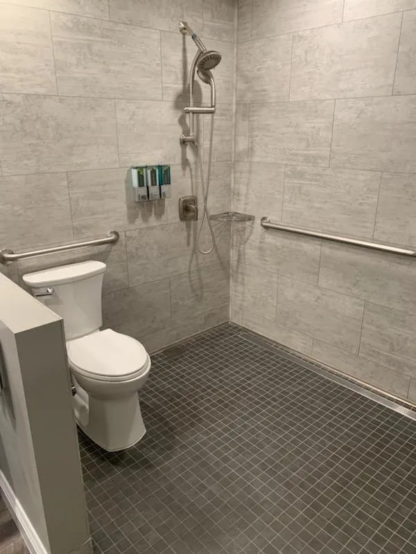 Shower in Big Bear Frontier