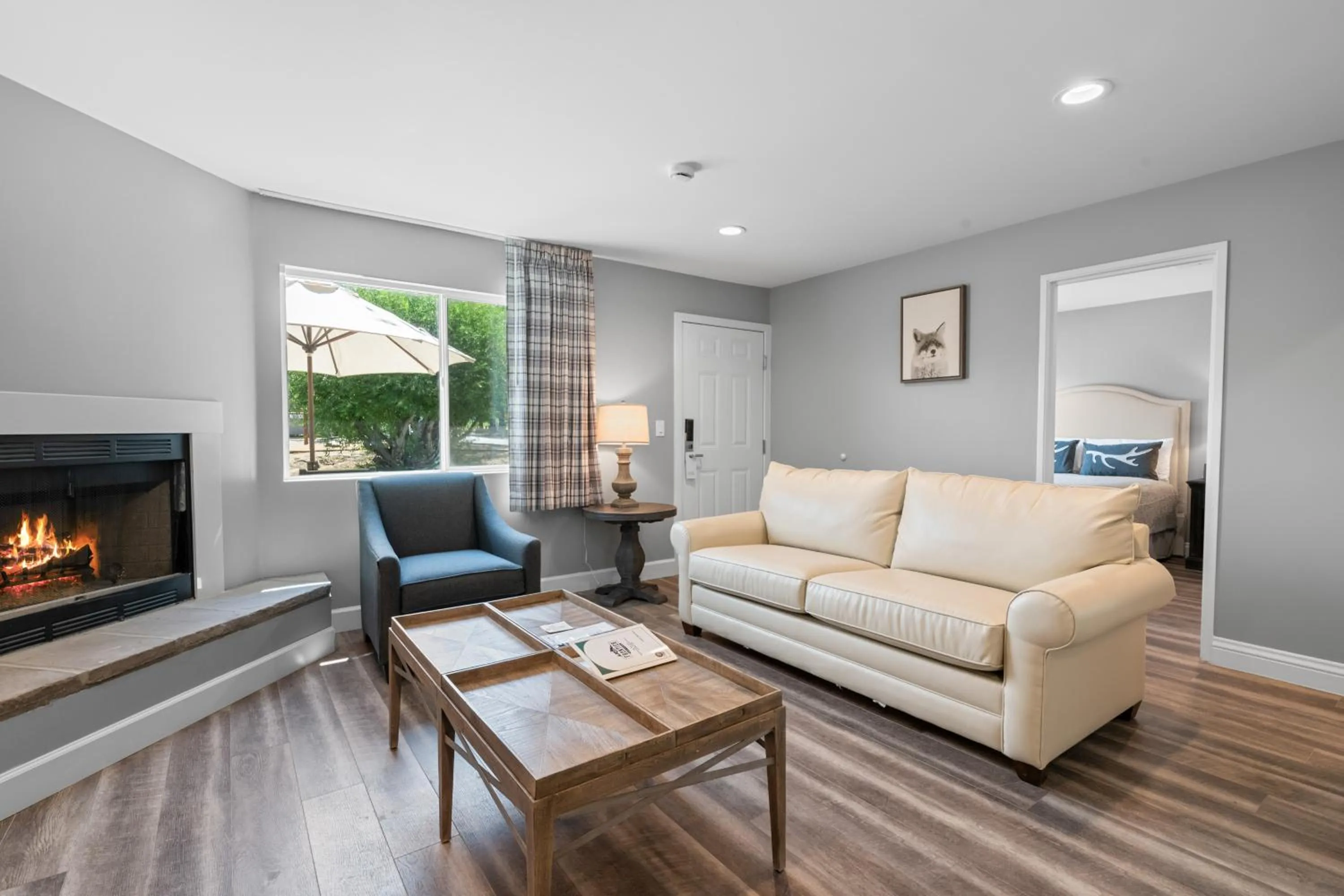 Seating area in Big Bear Frontier