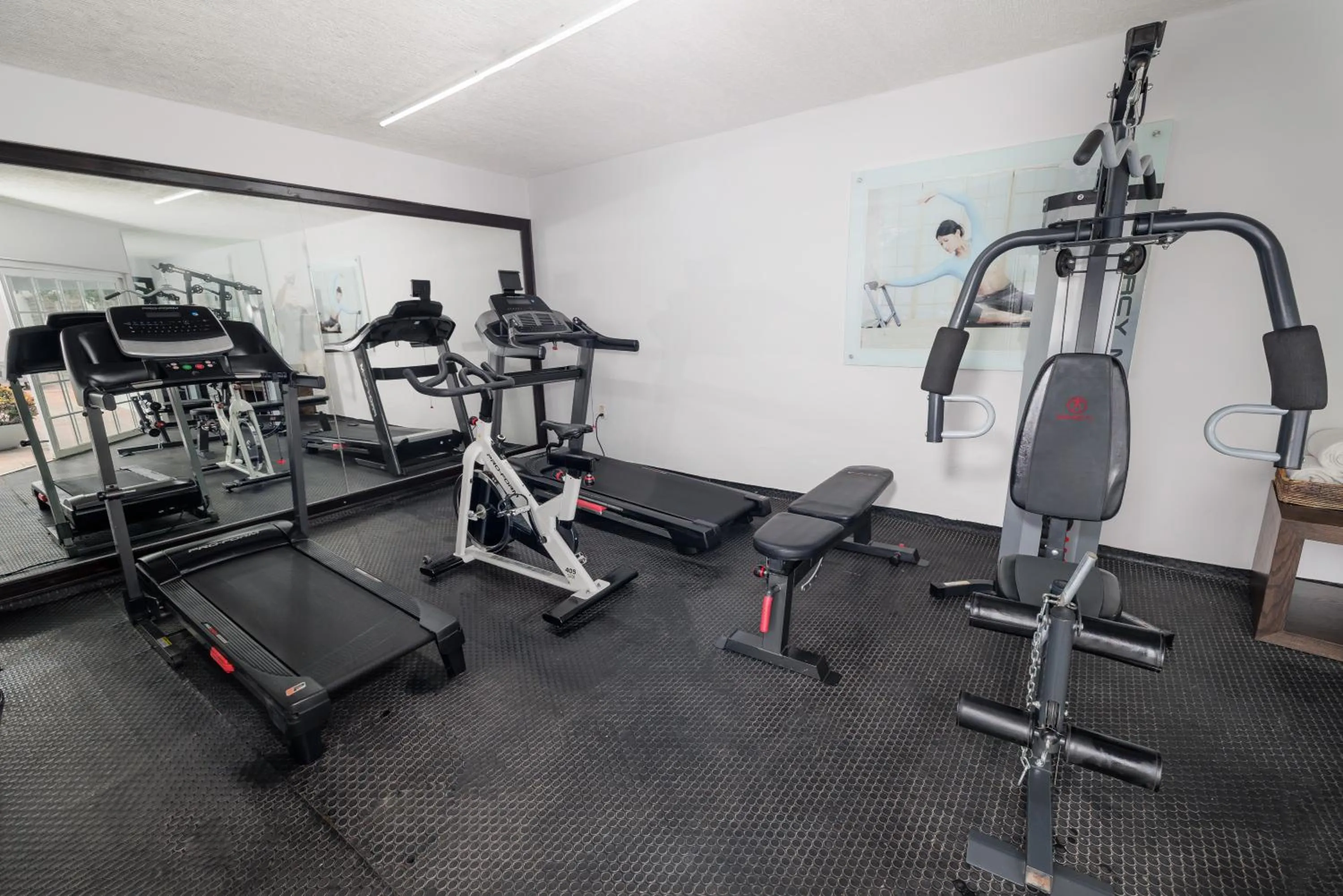 Fitness centre/facilities in Hotel Suites México Plaza León Campestre