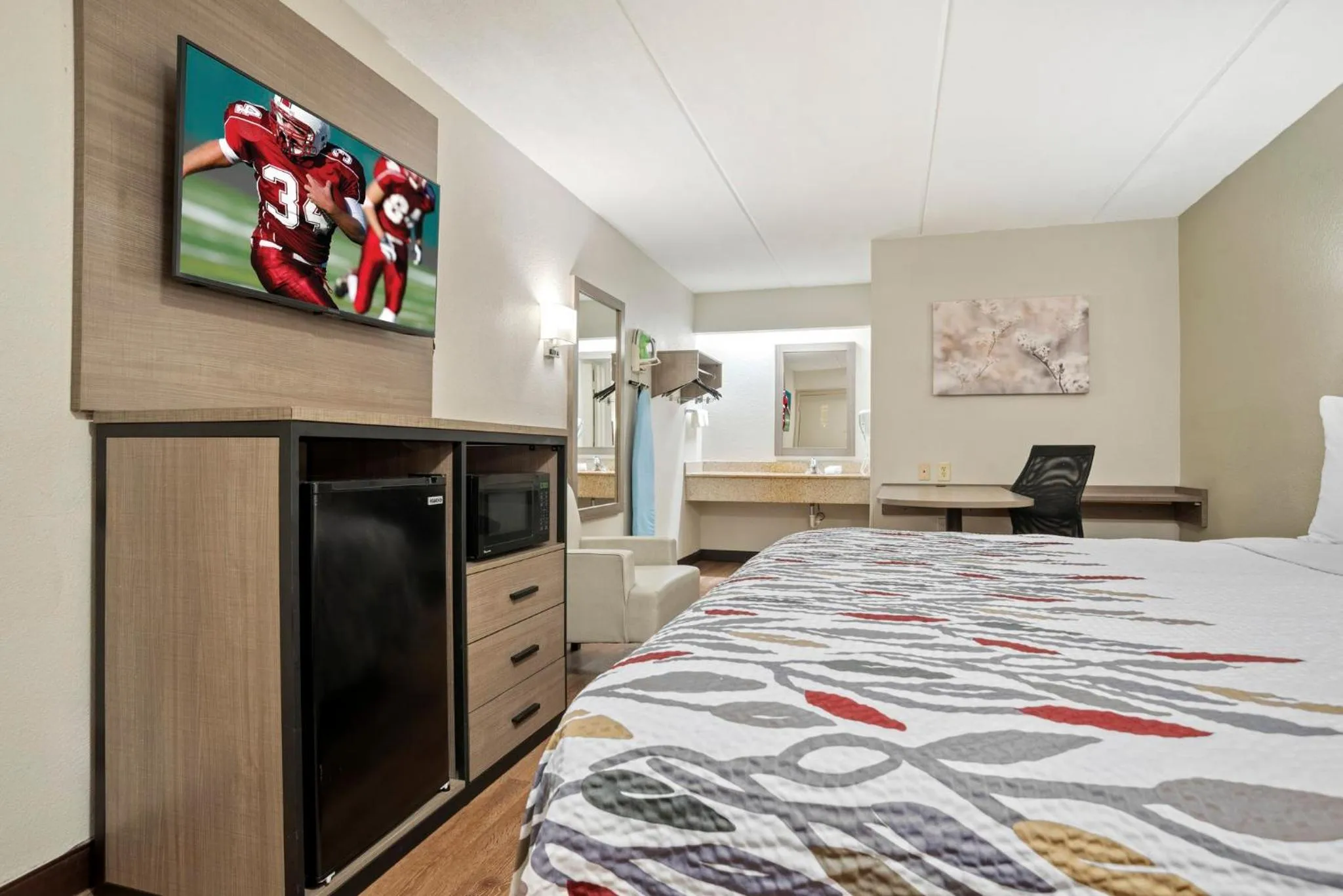 Bedroom, Bed in Red Roof Inn West Monroe