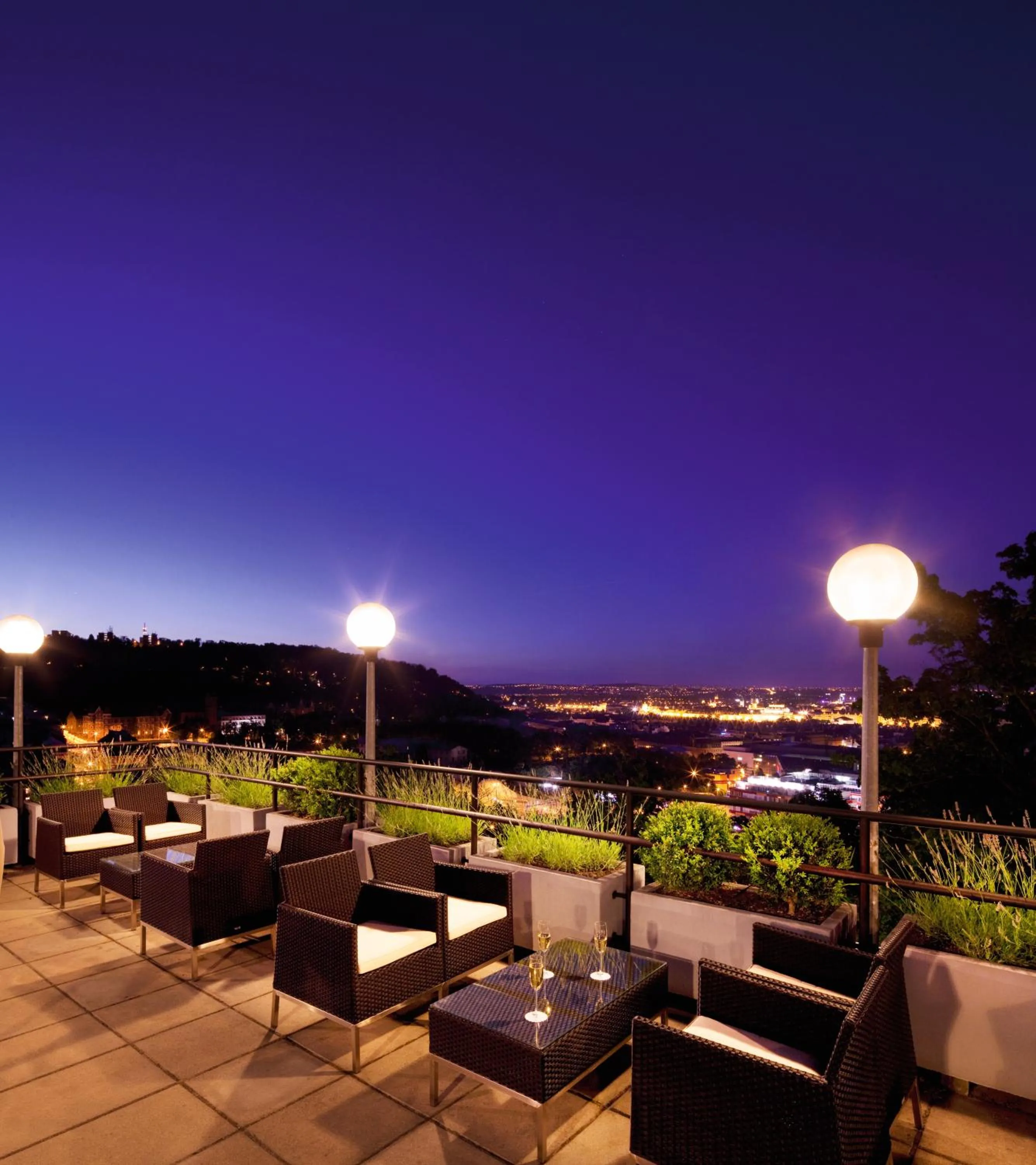 Lounge or bar in NH Collection Prague