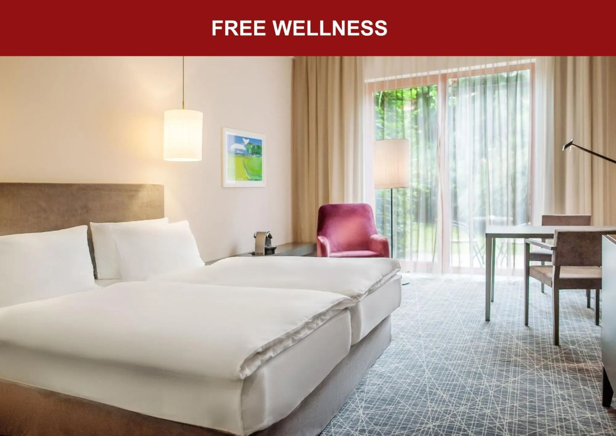 Photo of the whole room, Bed in NH Collection Prague