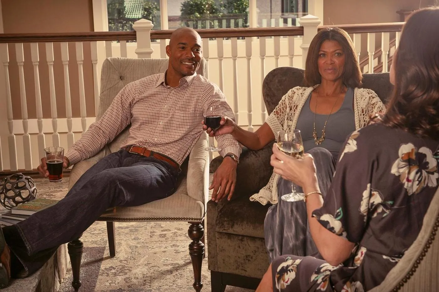 People in Village Hotel on Biltmore Estate