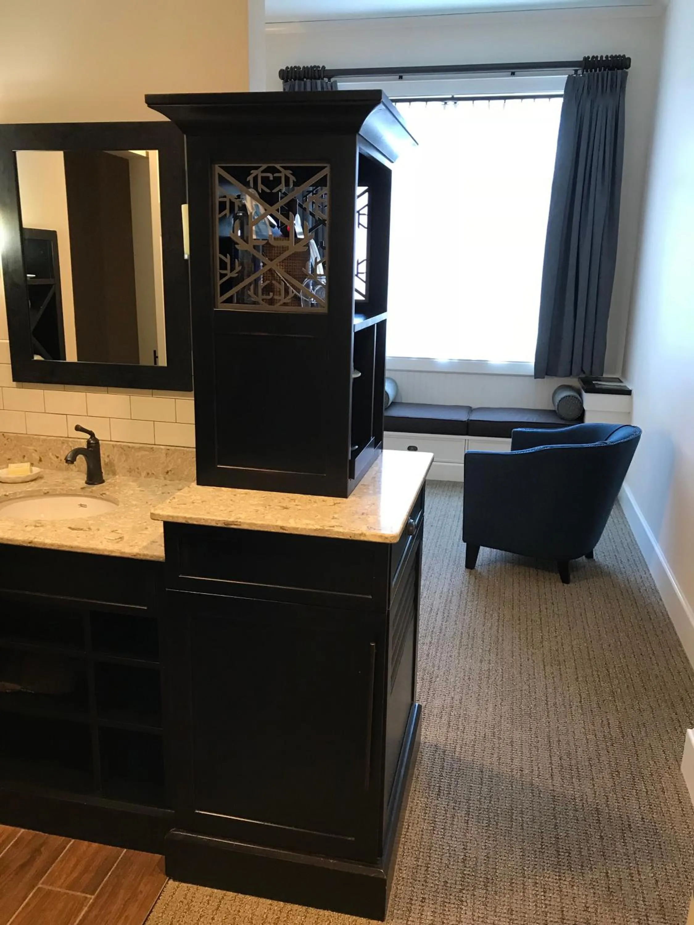 Bathroom in Village Hotel on Biltmore Estate