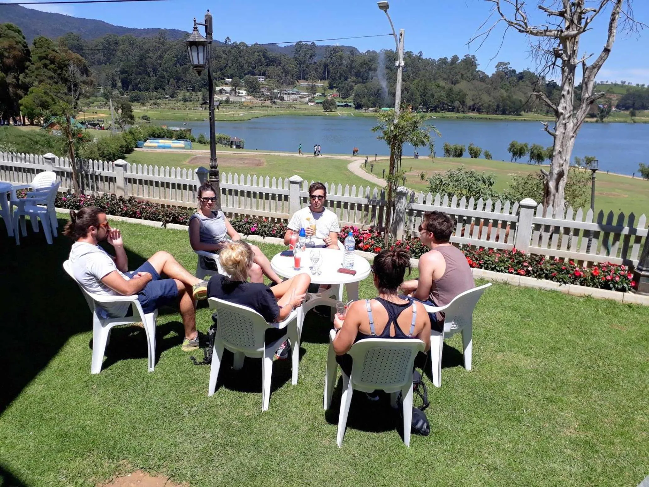 People in Royal Lake Hotel