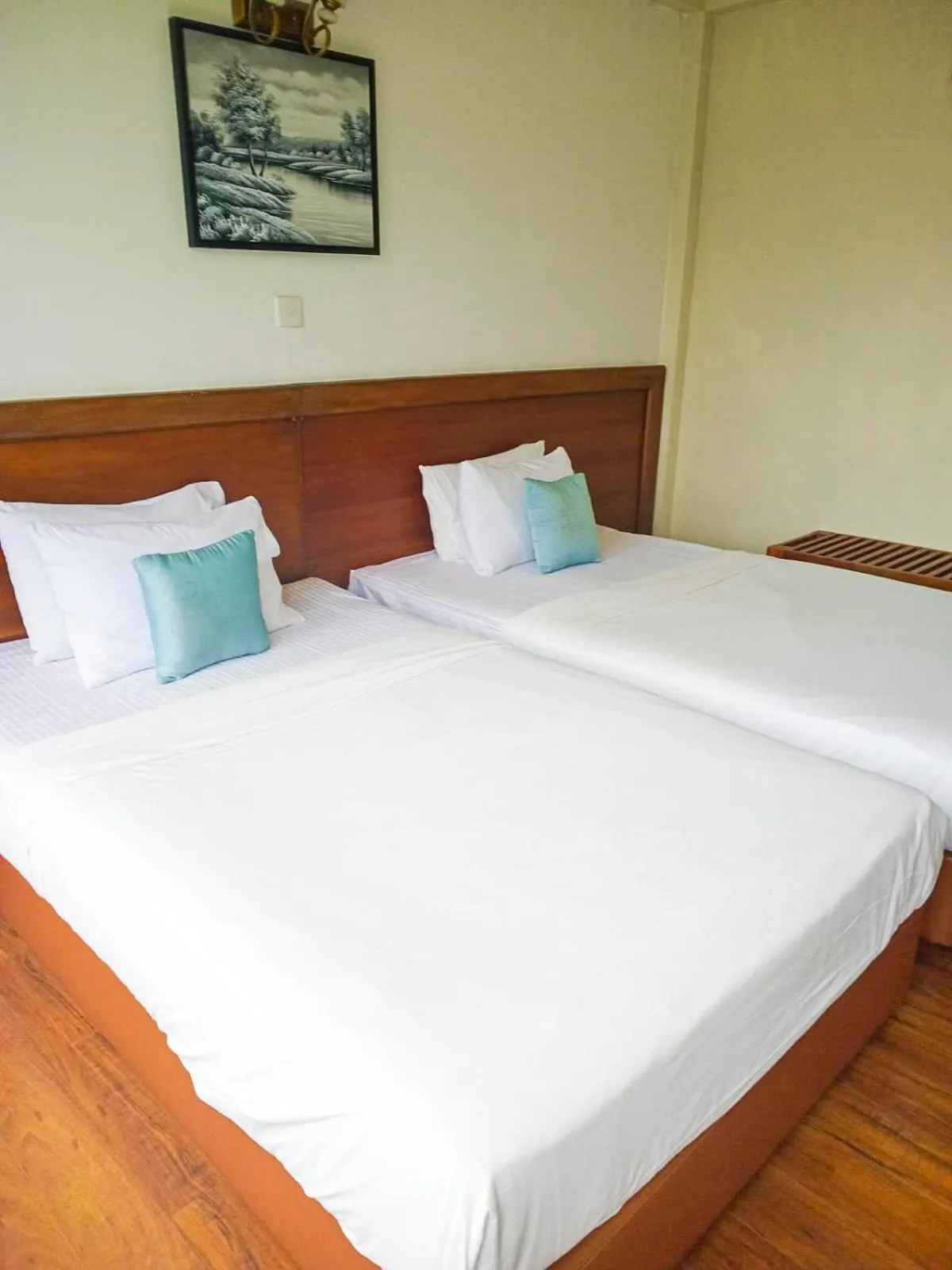 Bed in Royal Lake Hotel