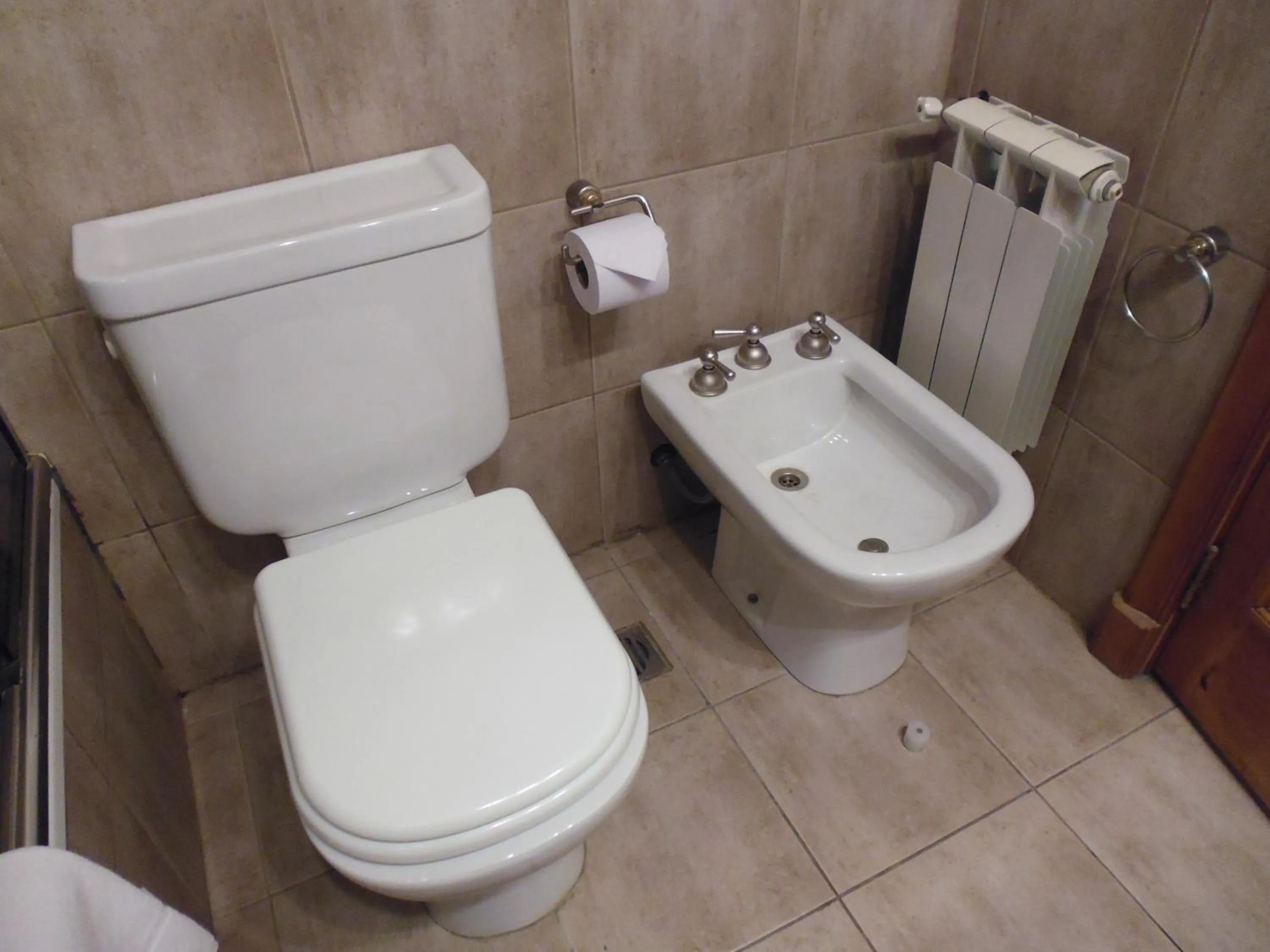 Toilet in Hotel Villa Brescia