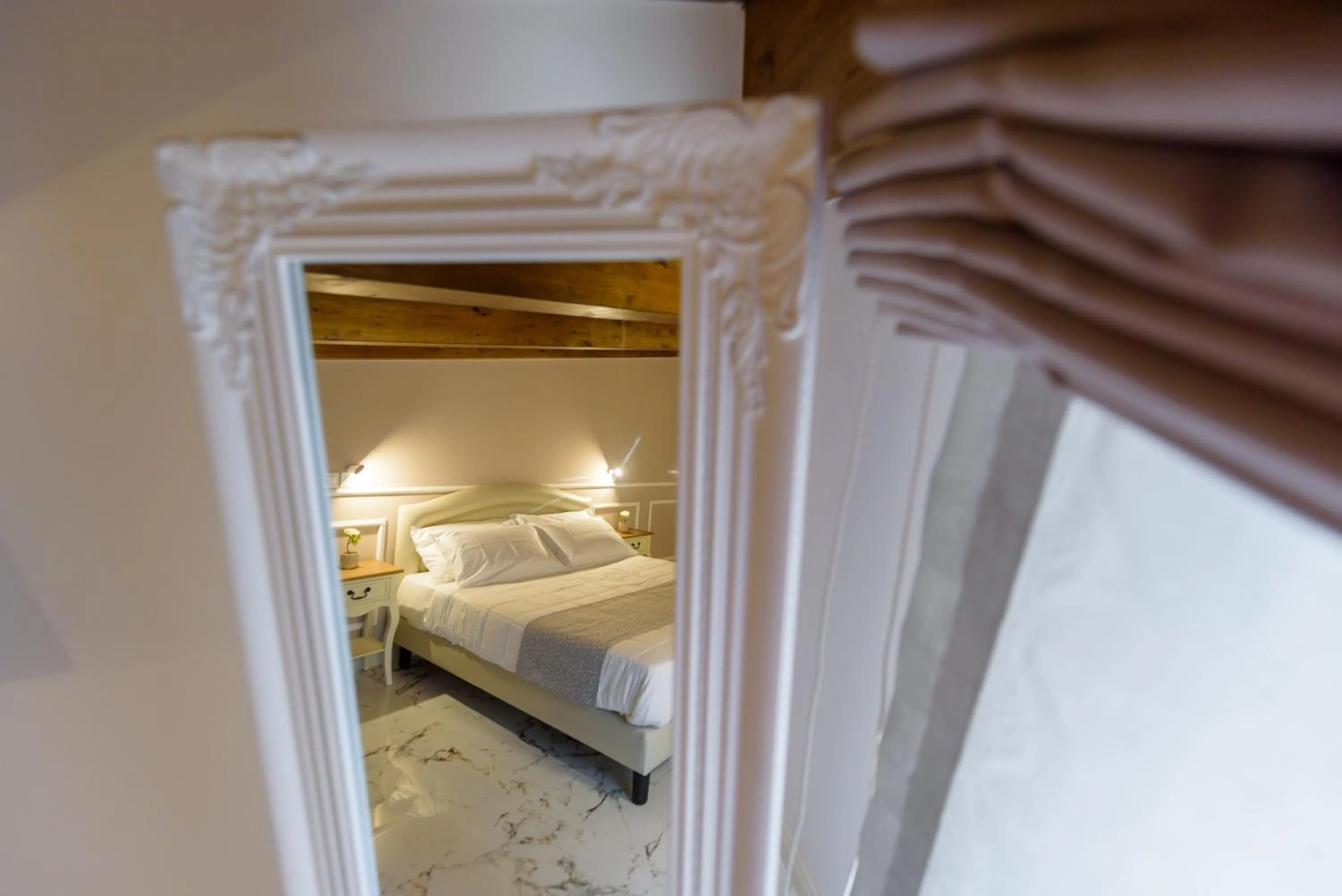 Bed in Marie Claire Apartments & Spa