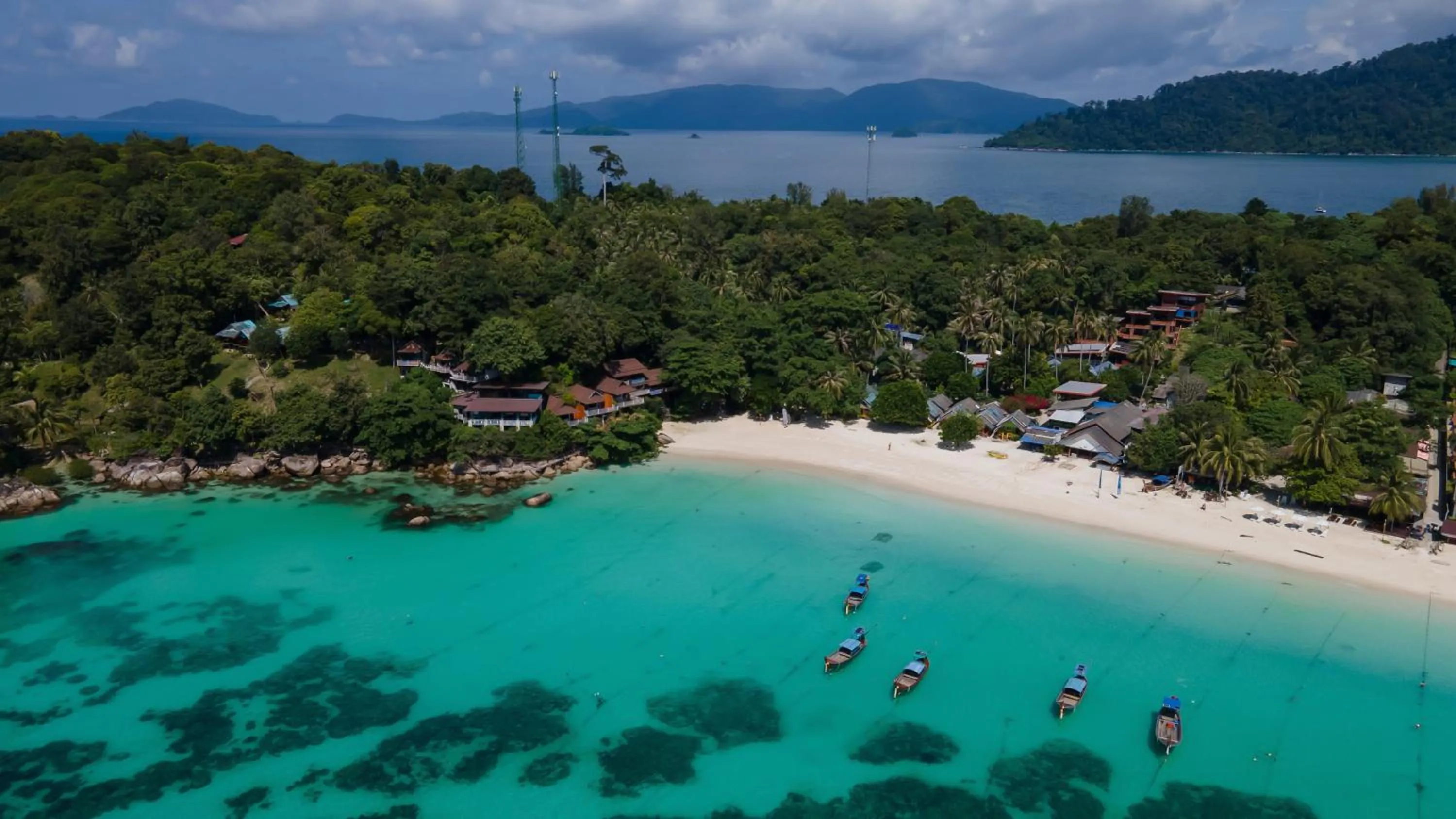 Natural landscape in Chareena Hill Beach Resort