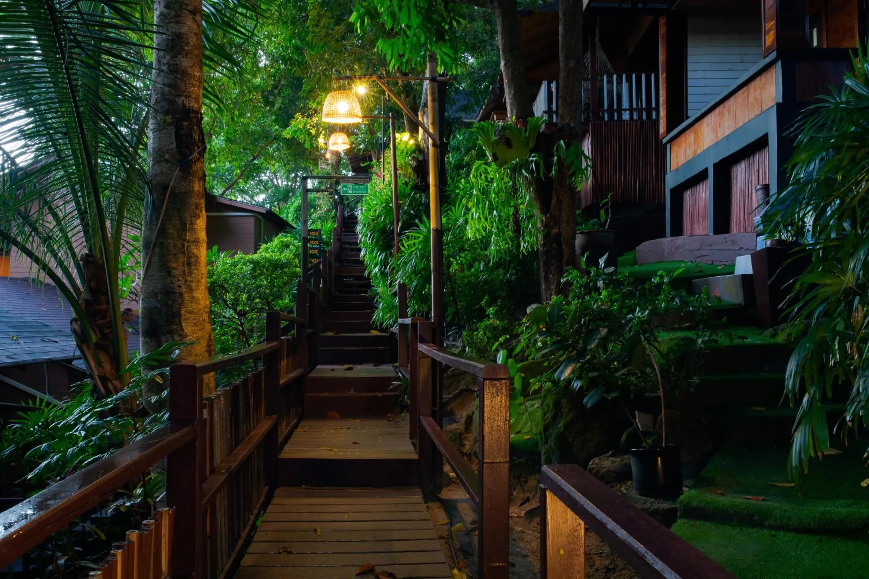 Natural landscape in Chareena Hill Beach Resort