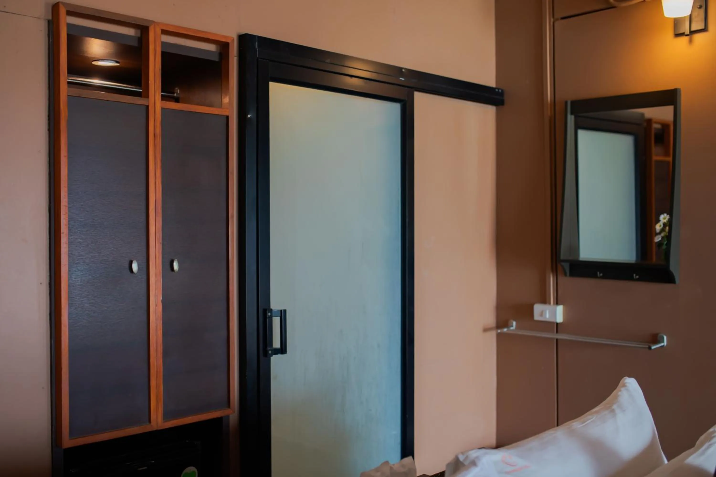 Bed in Chareena Hill Beach Resort