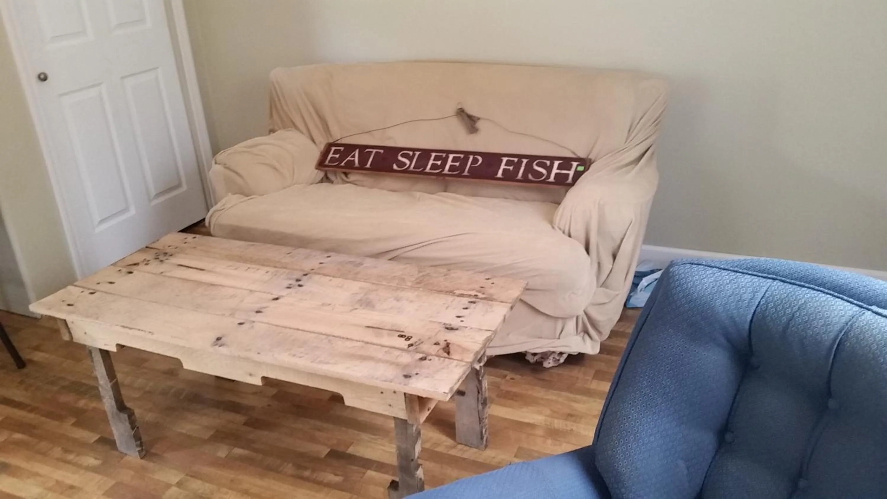 Living room in walker's retreat