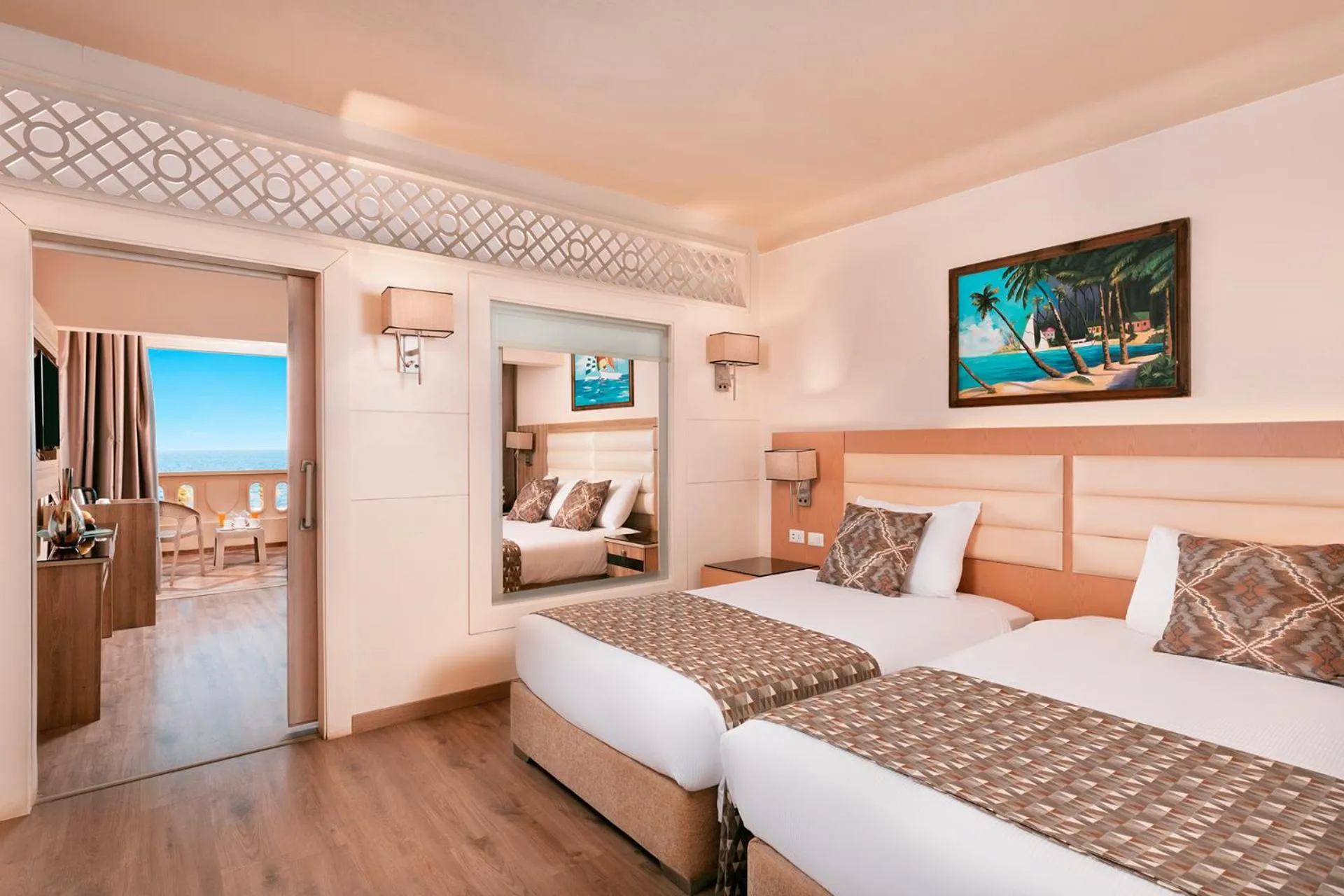 Bed in Pickalbatros Citadel Resort Sahl Hasheesh