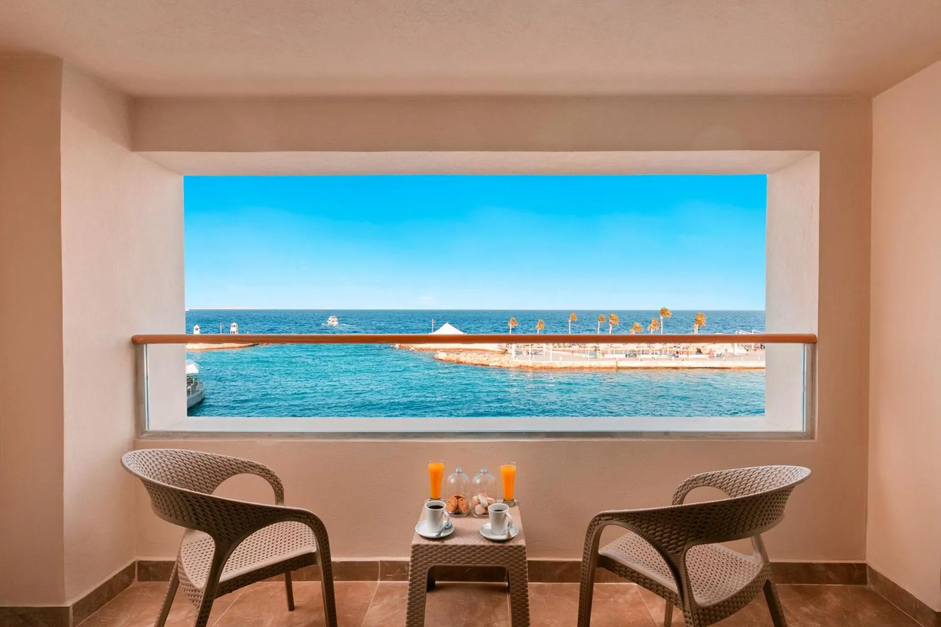 Balcony/Terrace in Pickalbatros Citadel Resort Sahl Hasheesh