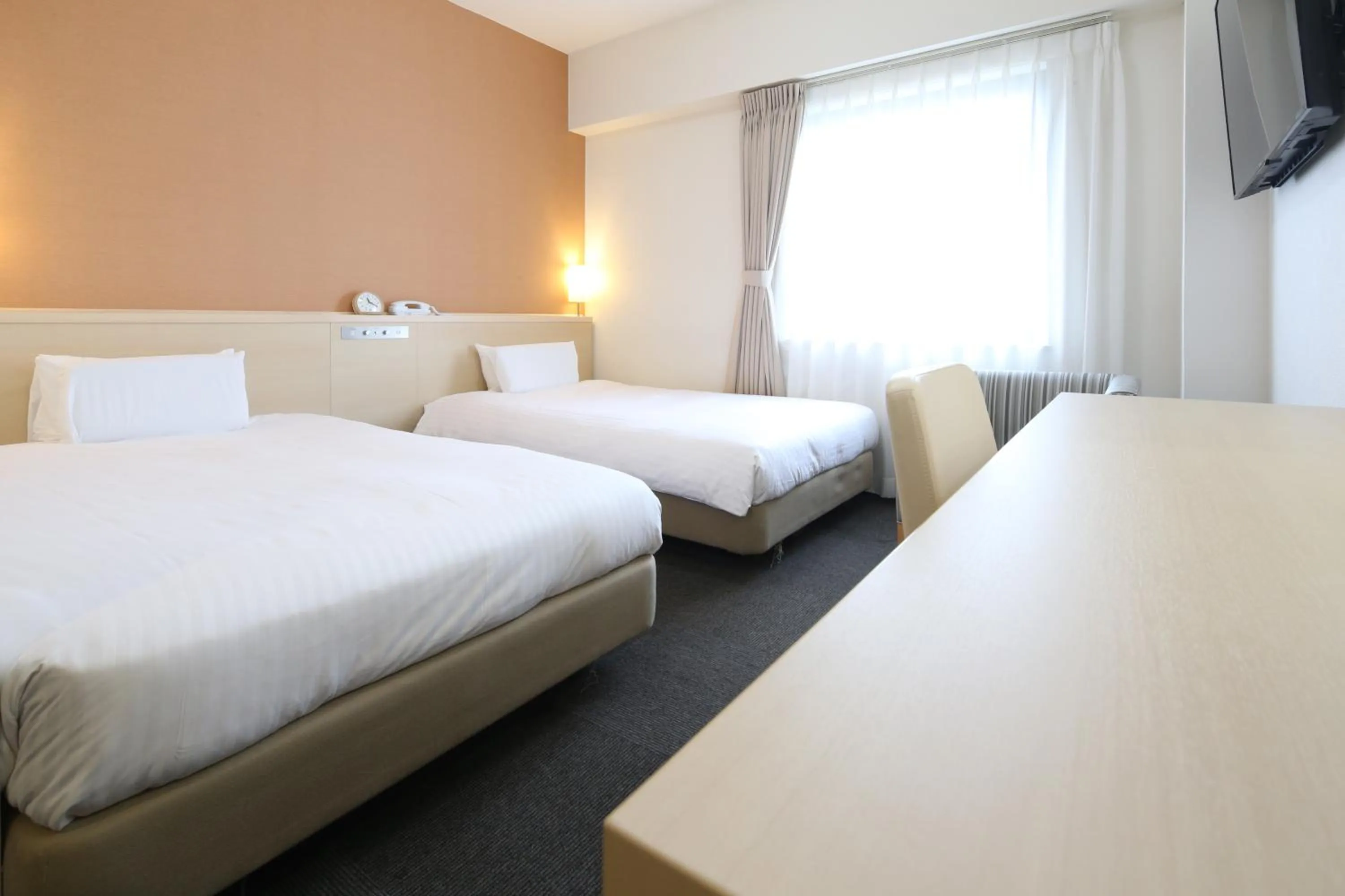 Bed in AB Hotel Mikawa Anjo Honkan