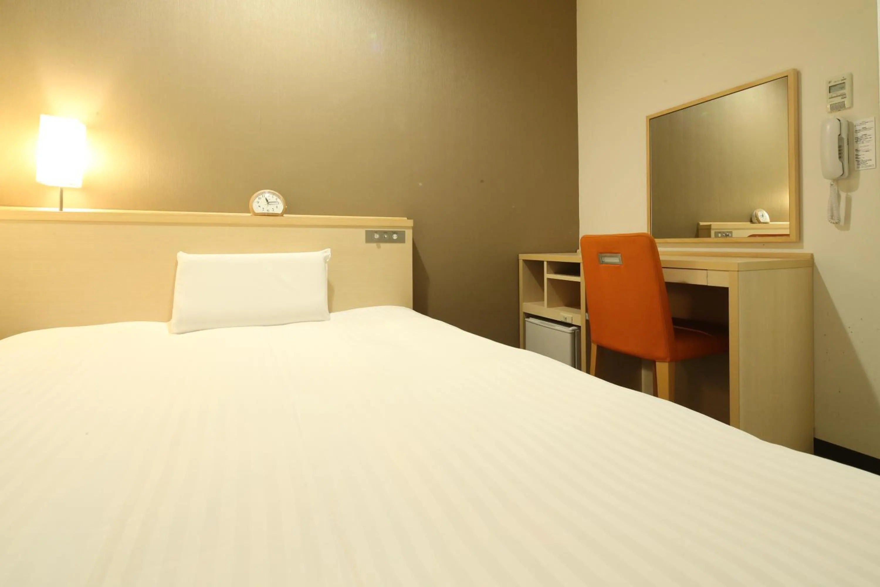 Bed in AB Hotel Mikawa Anjo Honkan