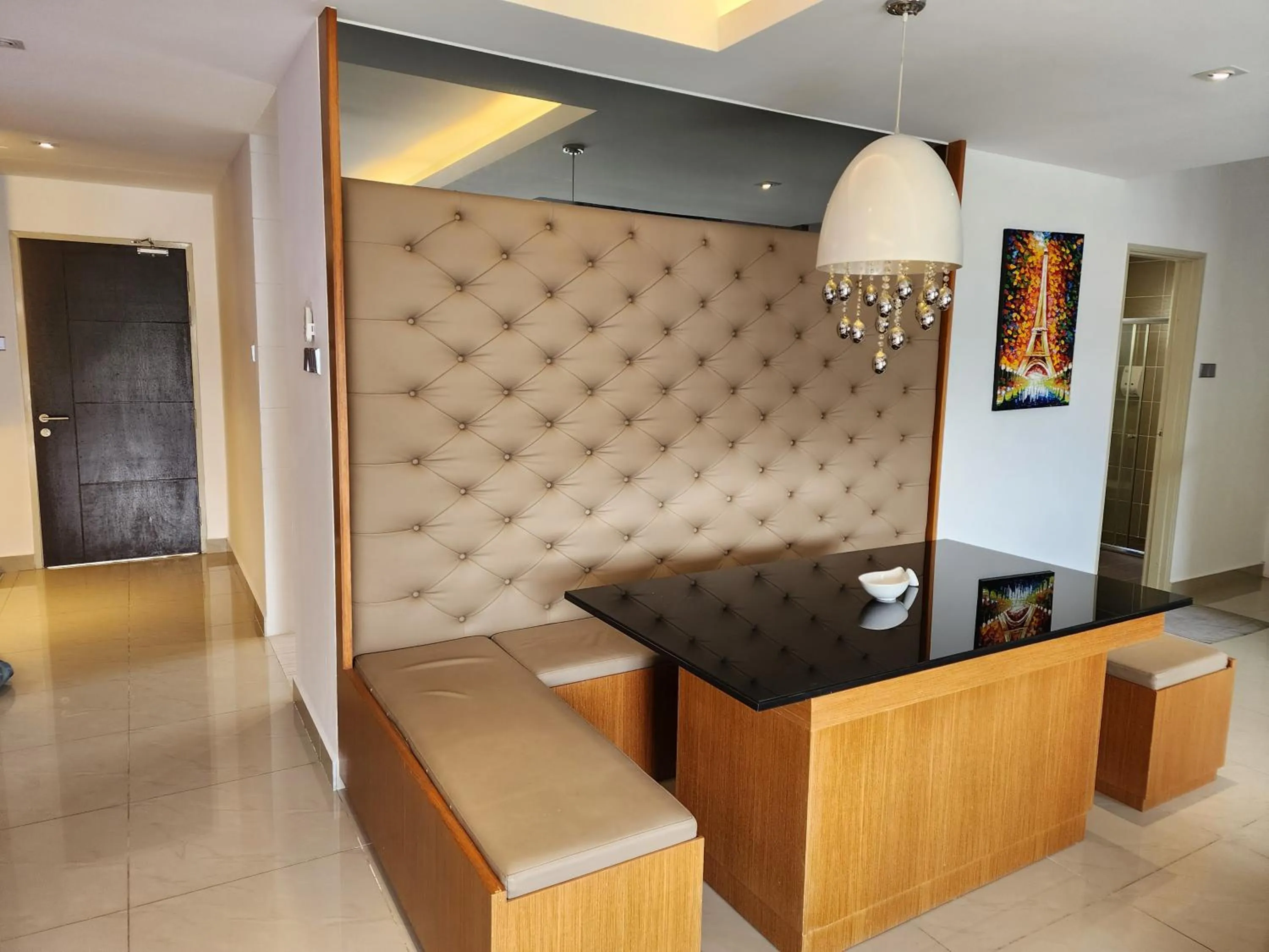Dining area in Peony Square Residences