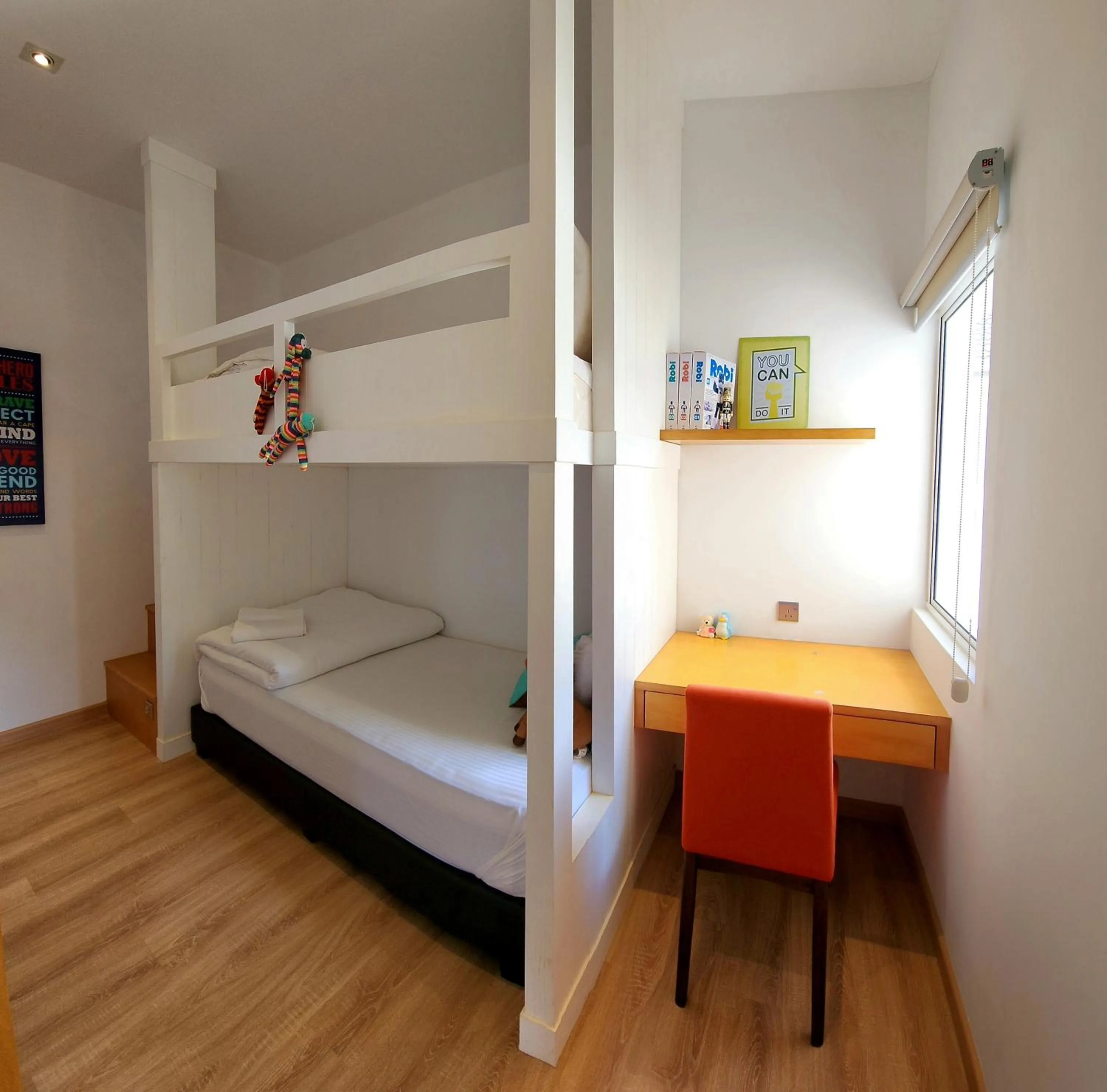 Bedroom, Bed in Peony Square Residences