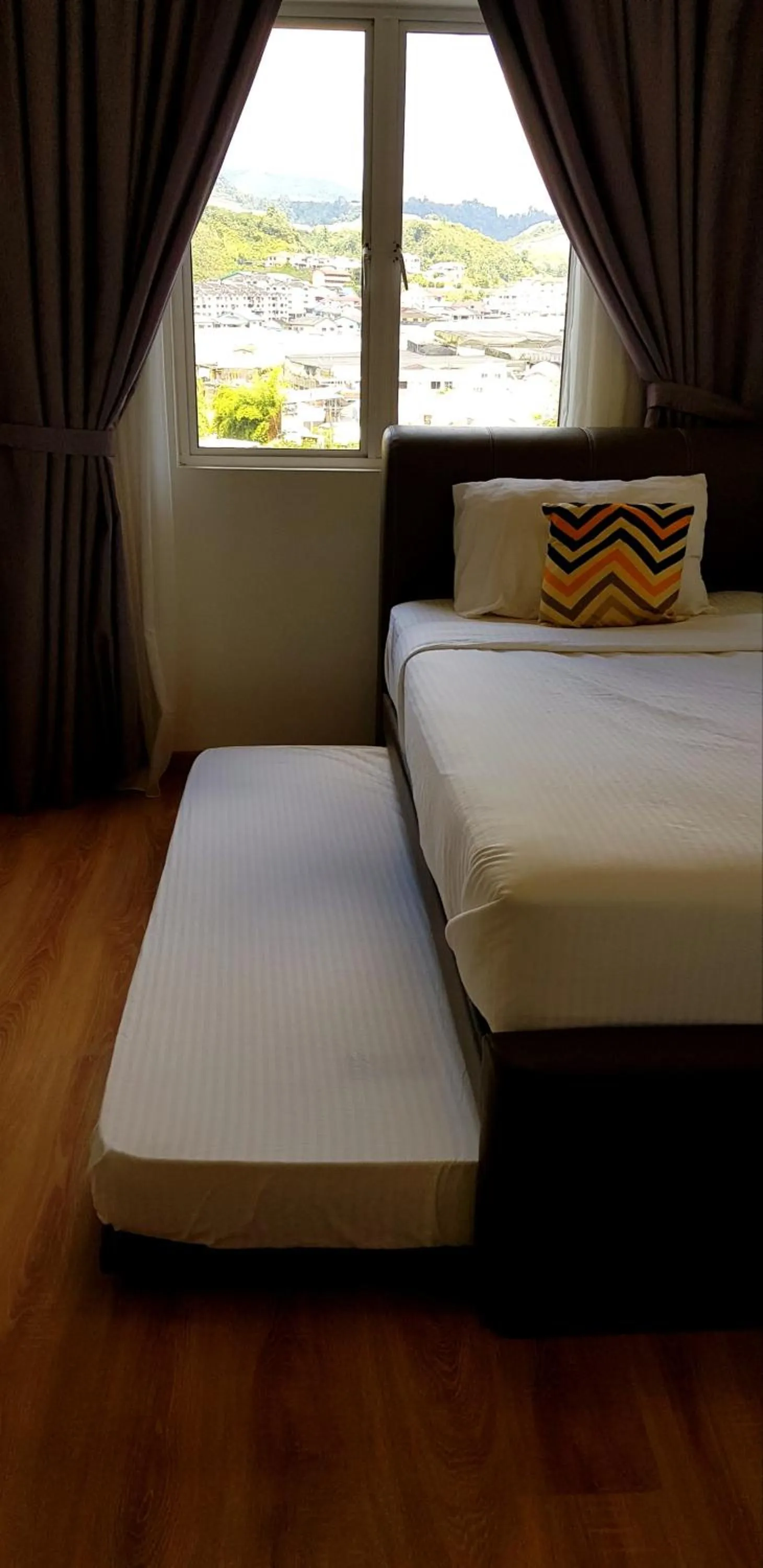 Photo of the whole room, Bed in Peony Square Residences