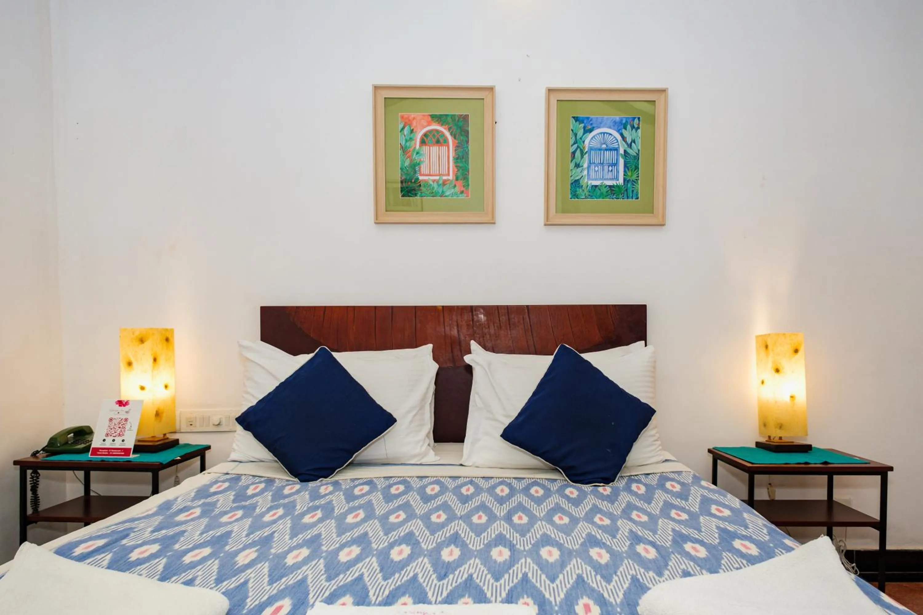 Bed in Granpa's Inn Hotel Bougainvillea