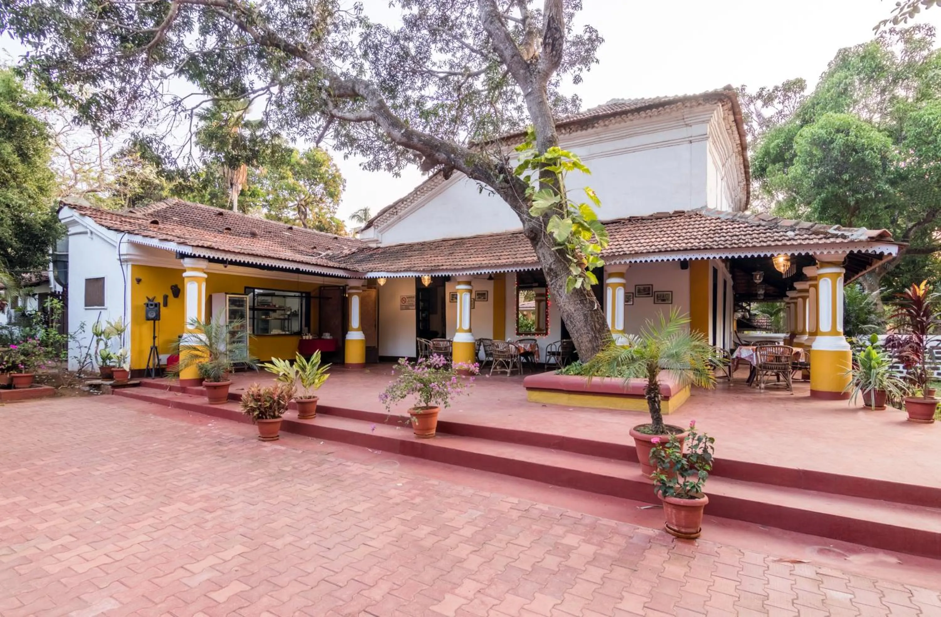 Property building in Granpa's Inn Hotel Bougainvillea