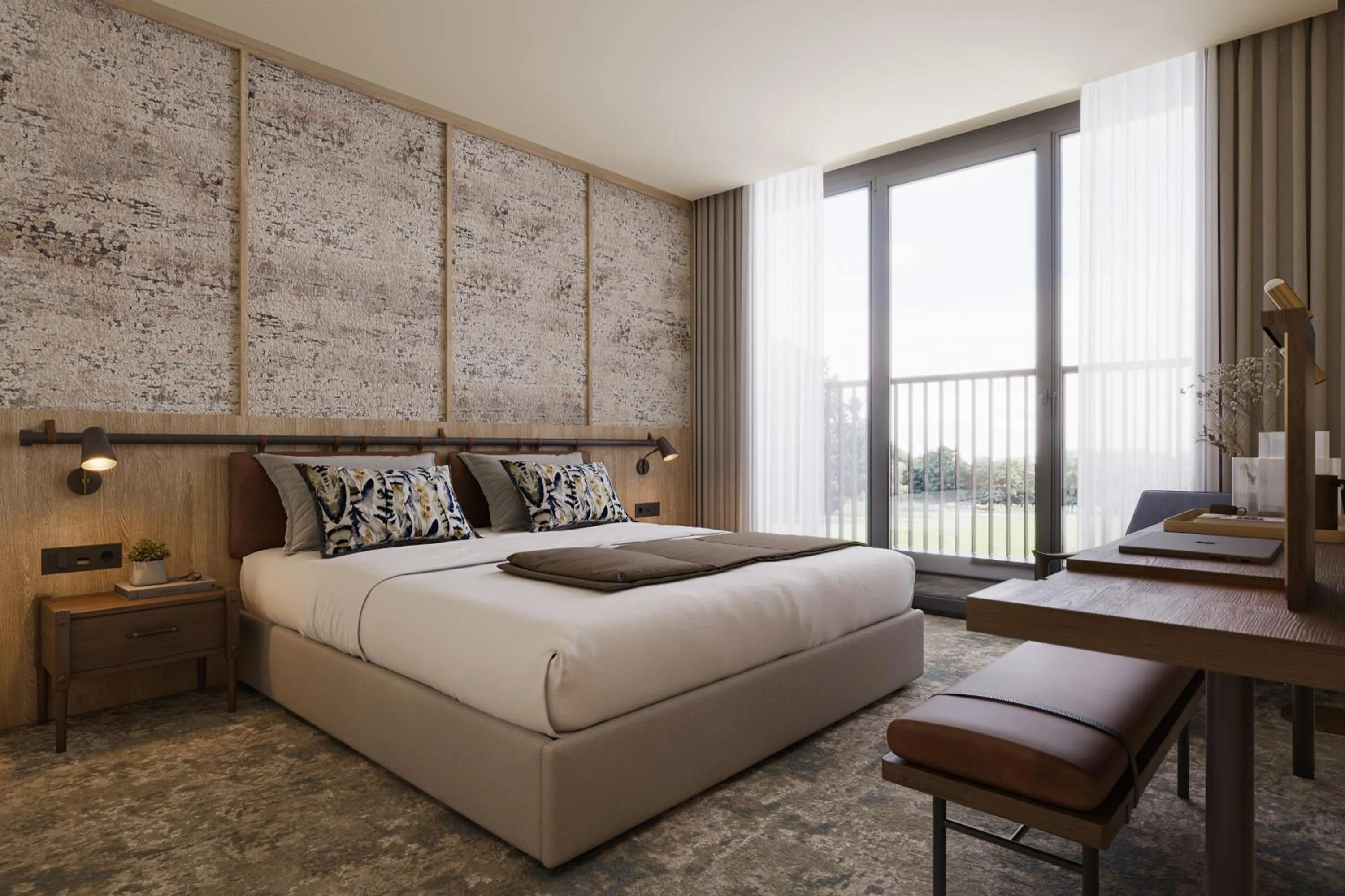 Bedroom, Bed in The Belfry Hotel & Resort