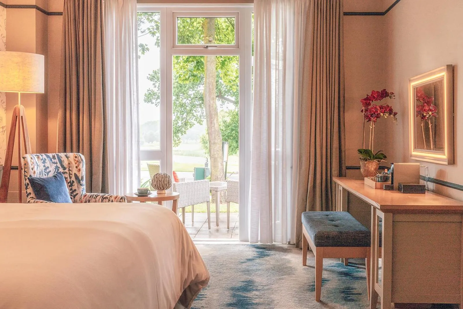 Bed in The Belfry Hotel & Resort