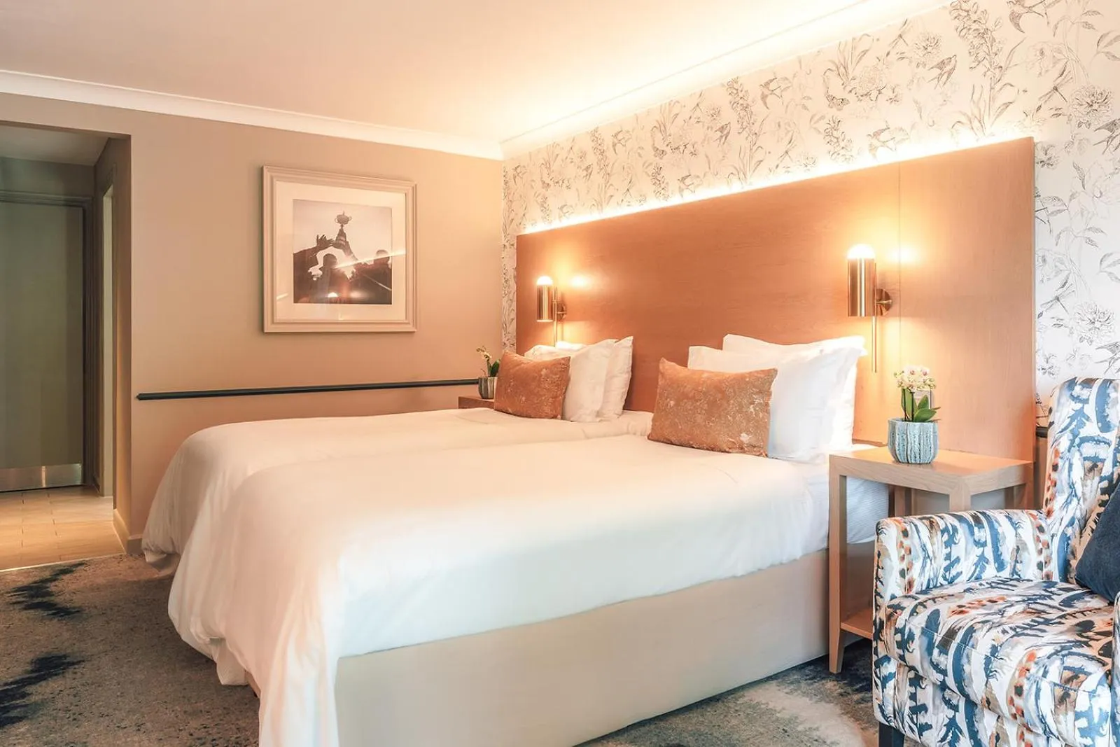 Bed in The Belfry Hotel & Resort