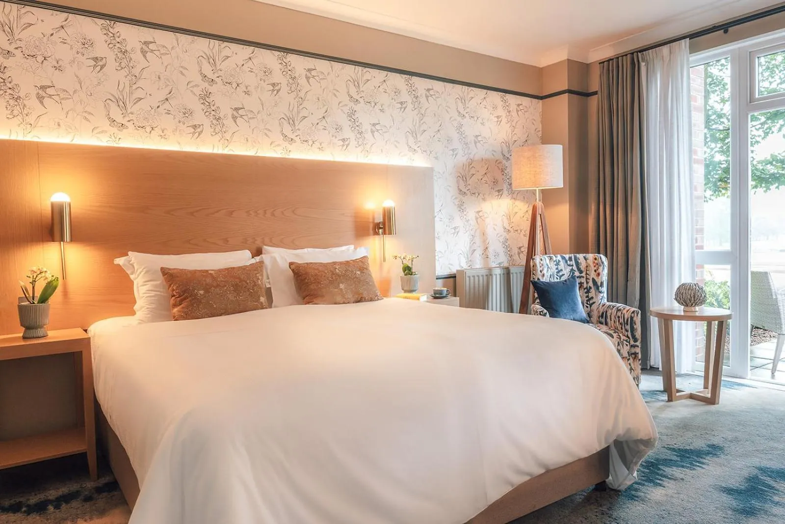 Bed in The Belfry Hotel & Resort