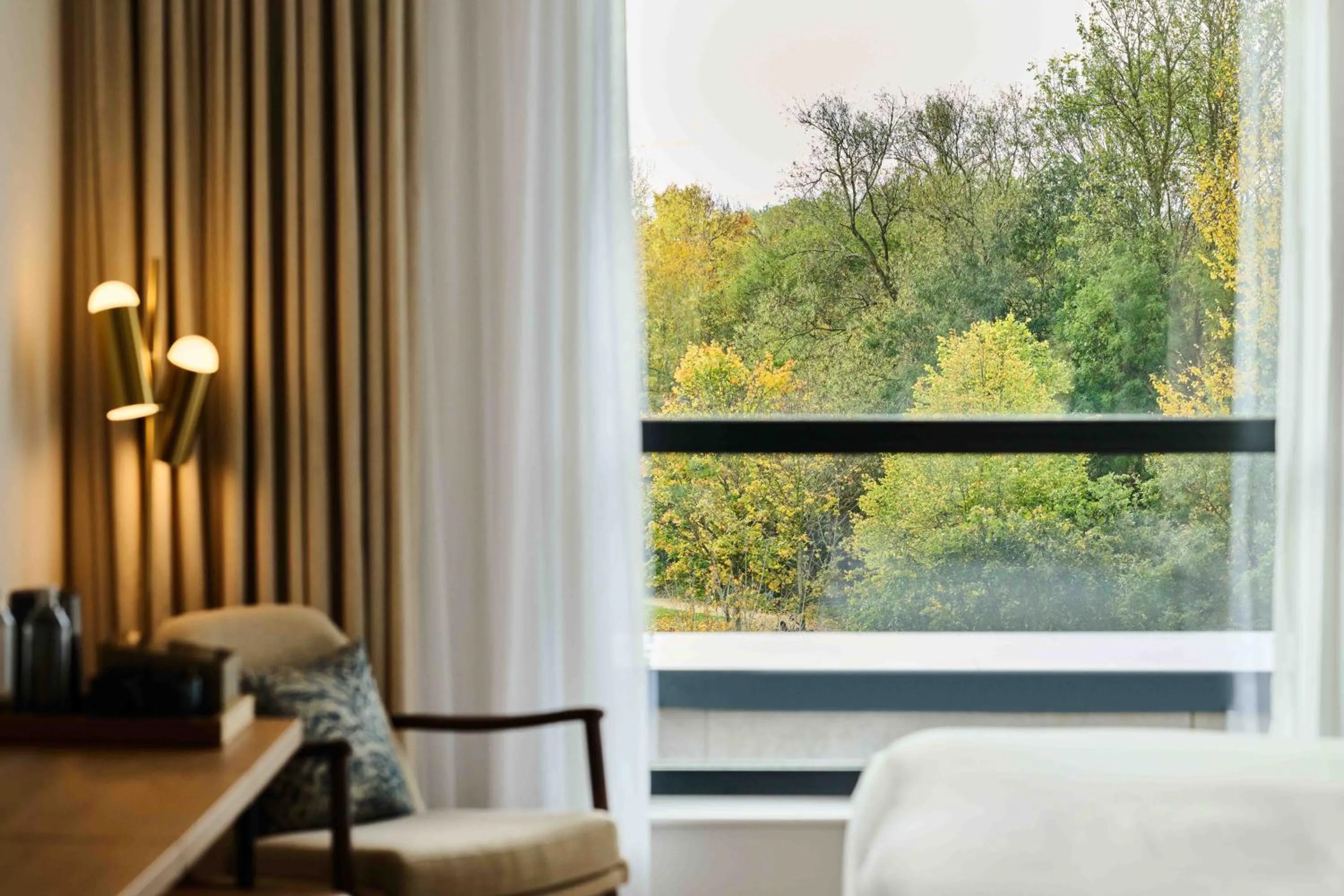 Bed in The Belfry Hotel & Resort