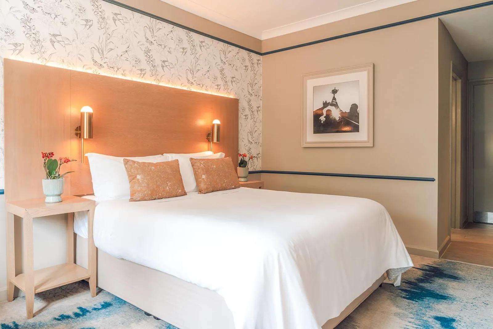 Bed in The Belfry Hotel & Resort