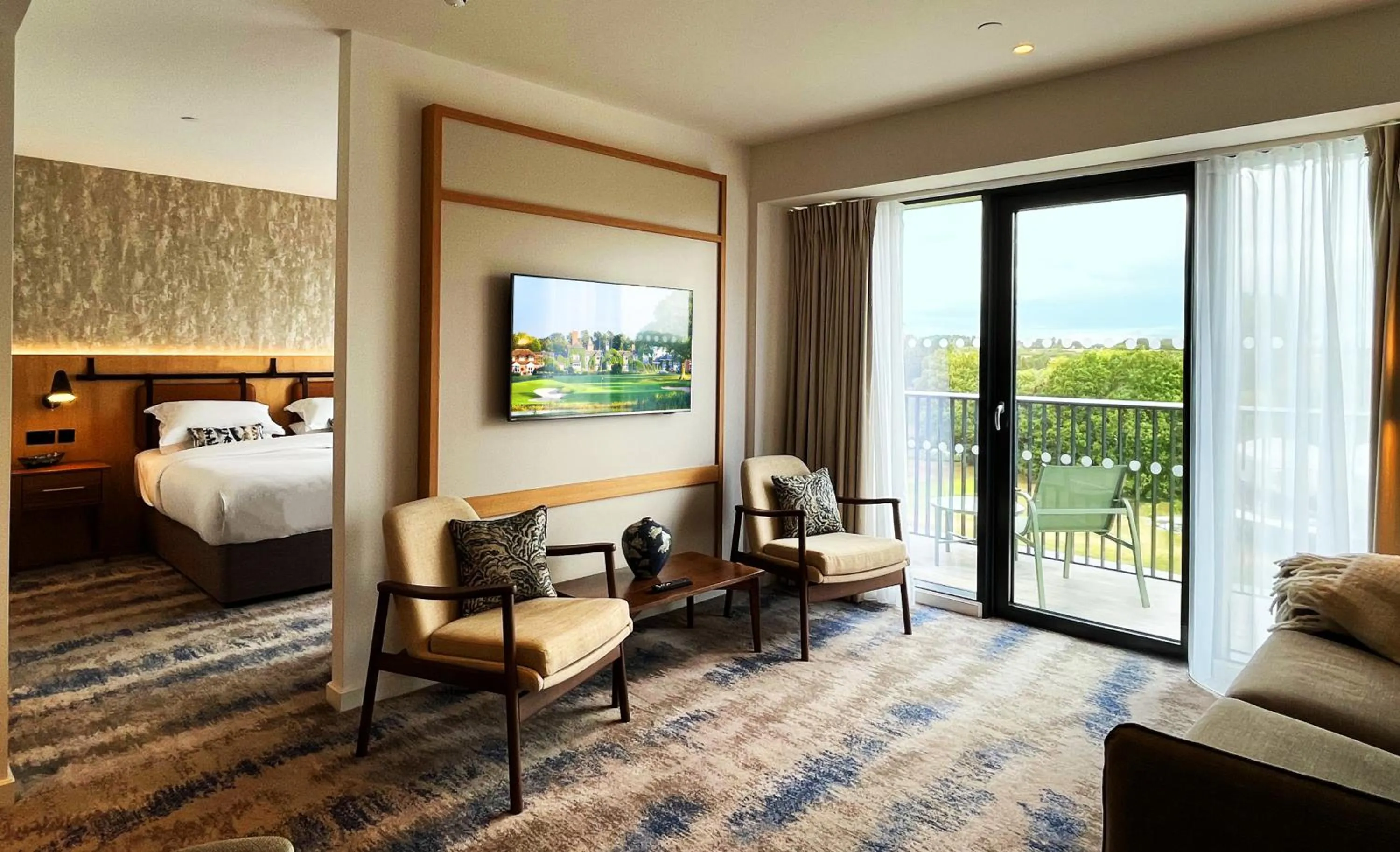 Bed in The Belfry Hotel & Resort