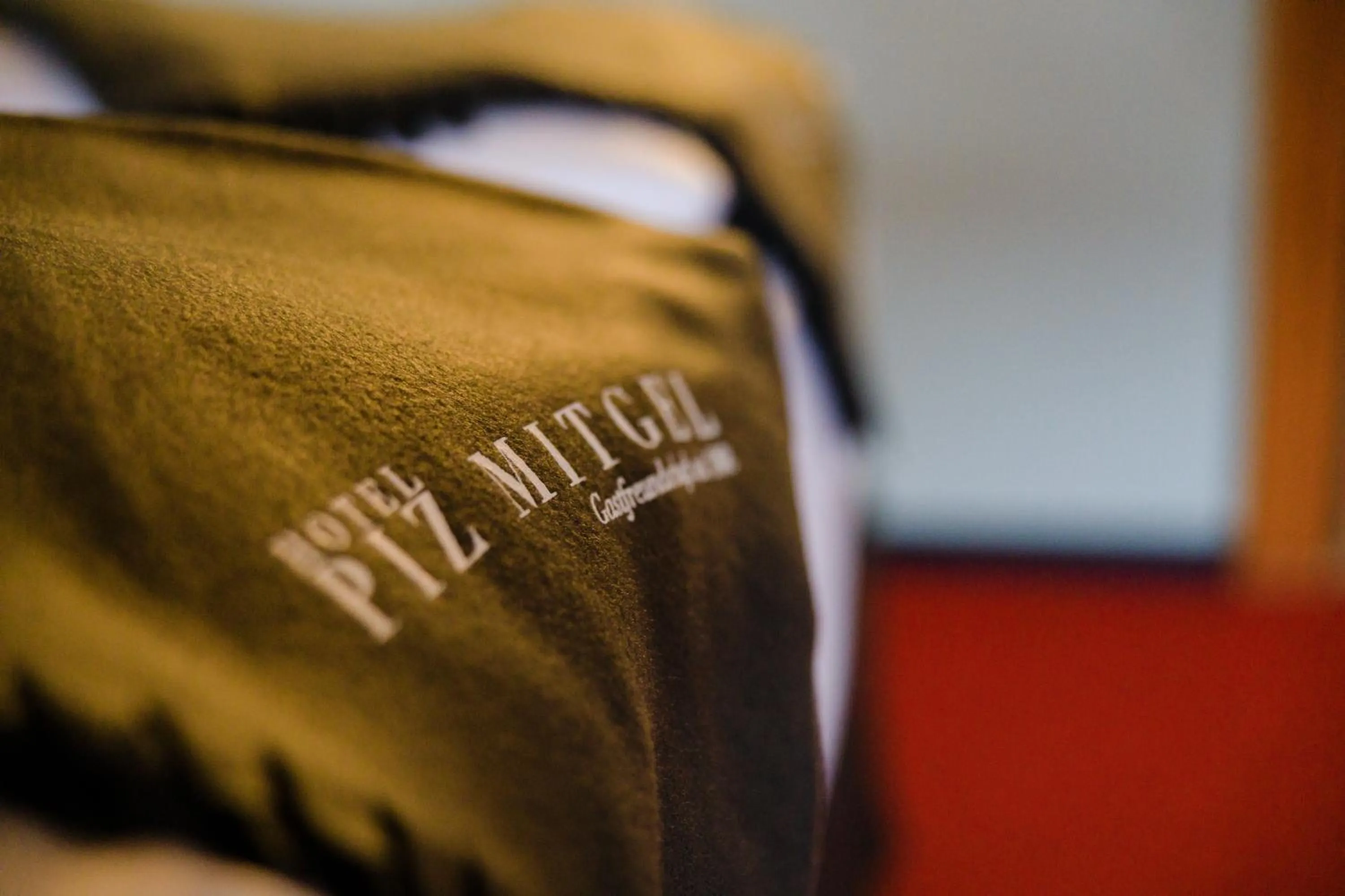 Property building, Bed in Hotel Piz Mitgel