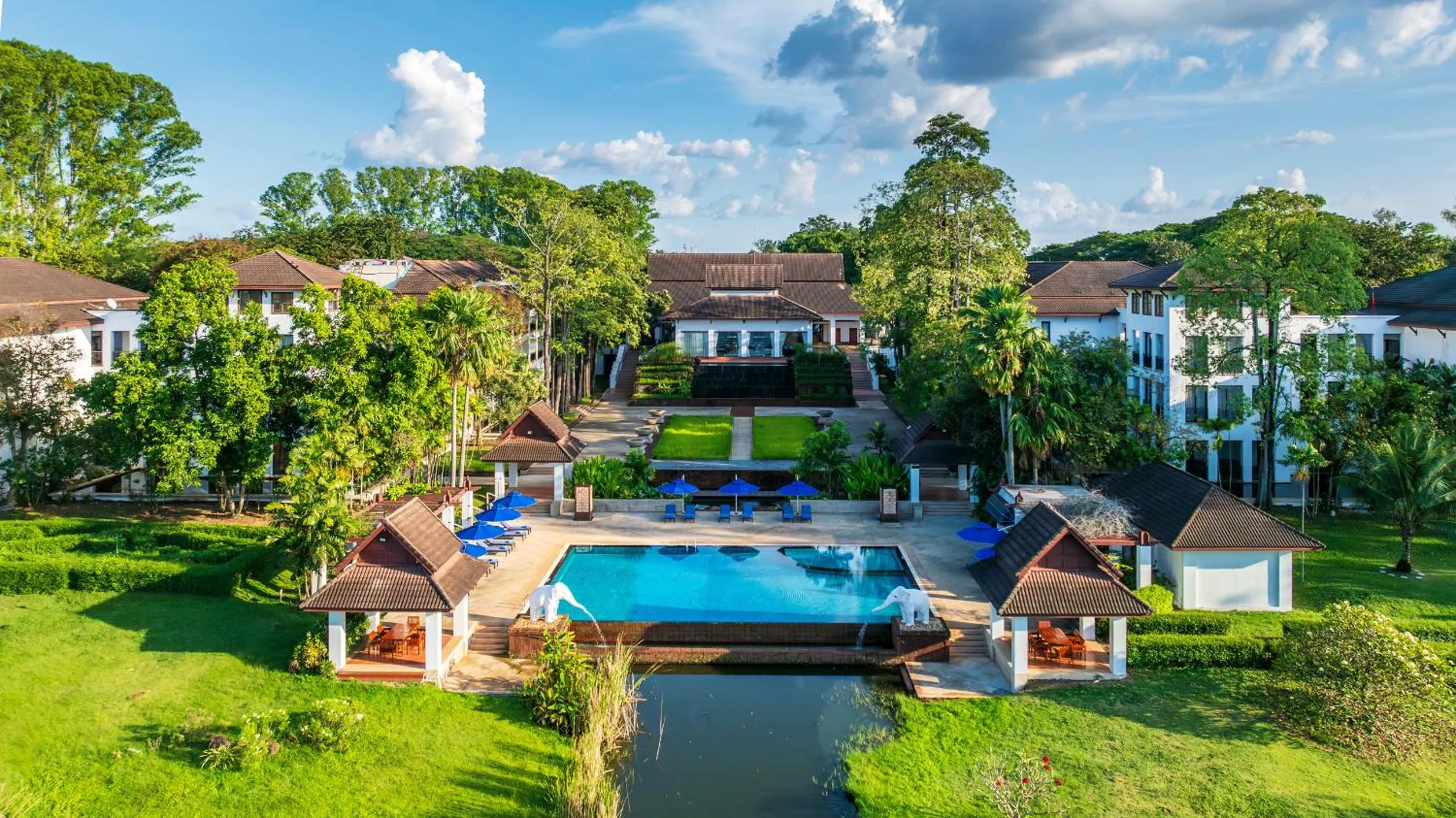 Property building in Tawa Ravadee Resort Prachinburi, a member of WorldHotels Distinctive