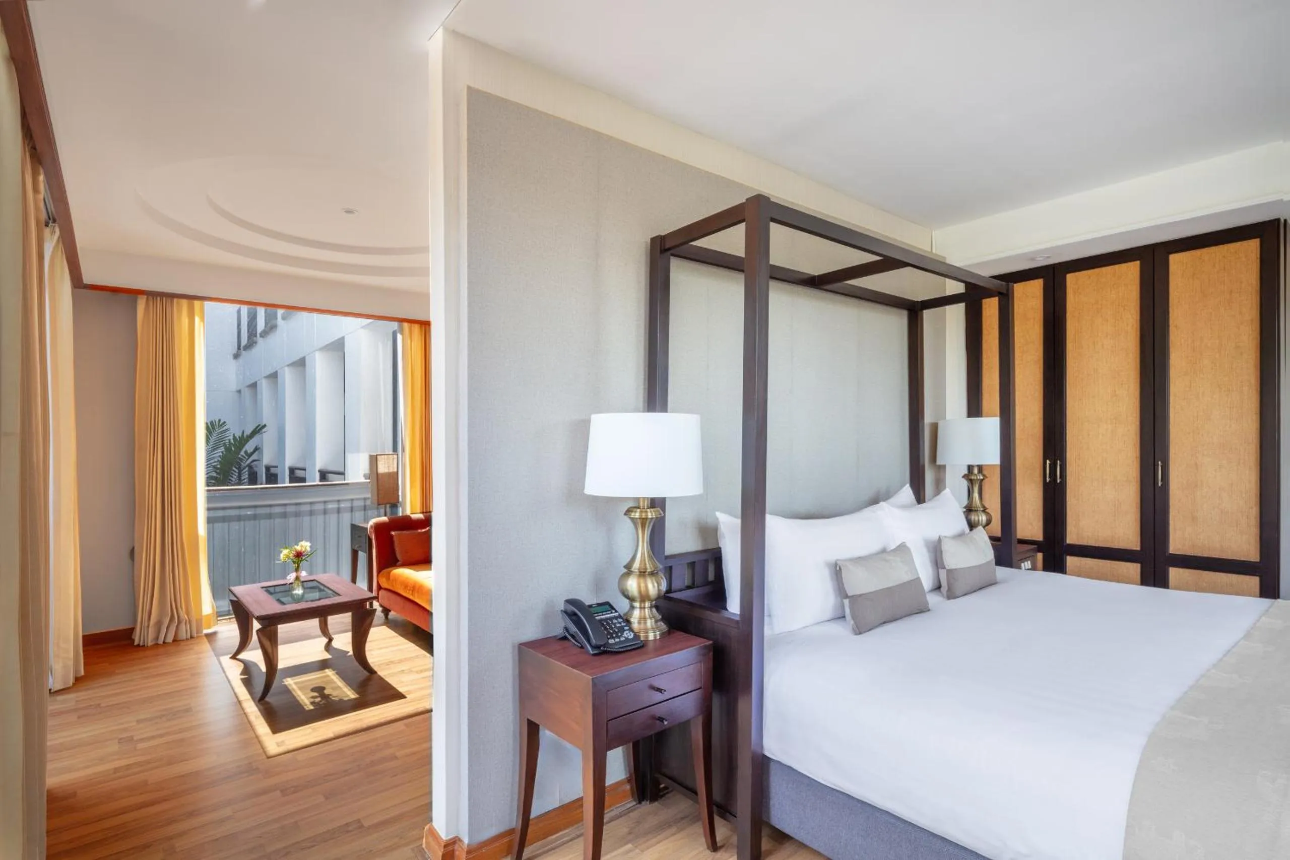 Bed in Tawa Ravadee Resort Prachinburi, a member of WorldHotels Distinctive