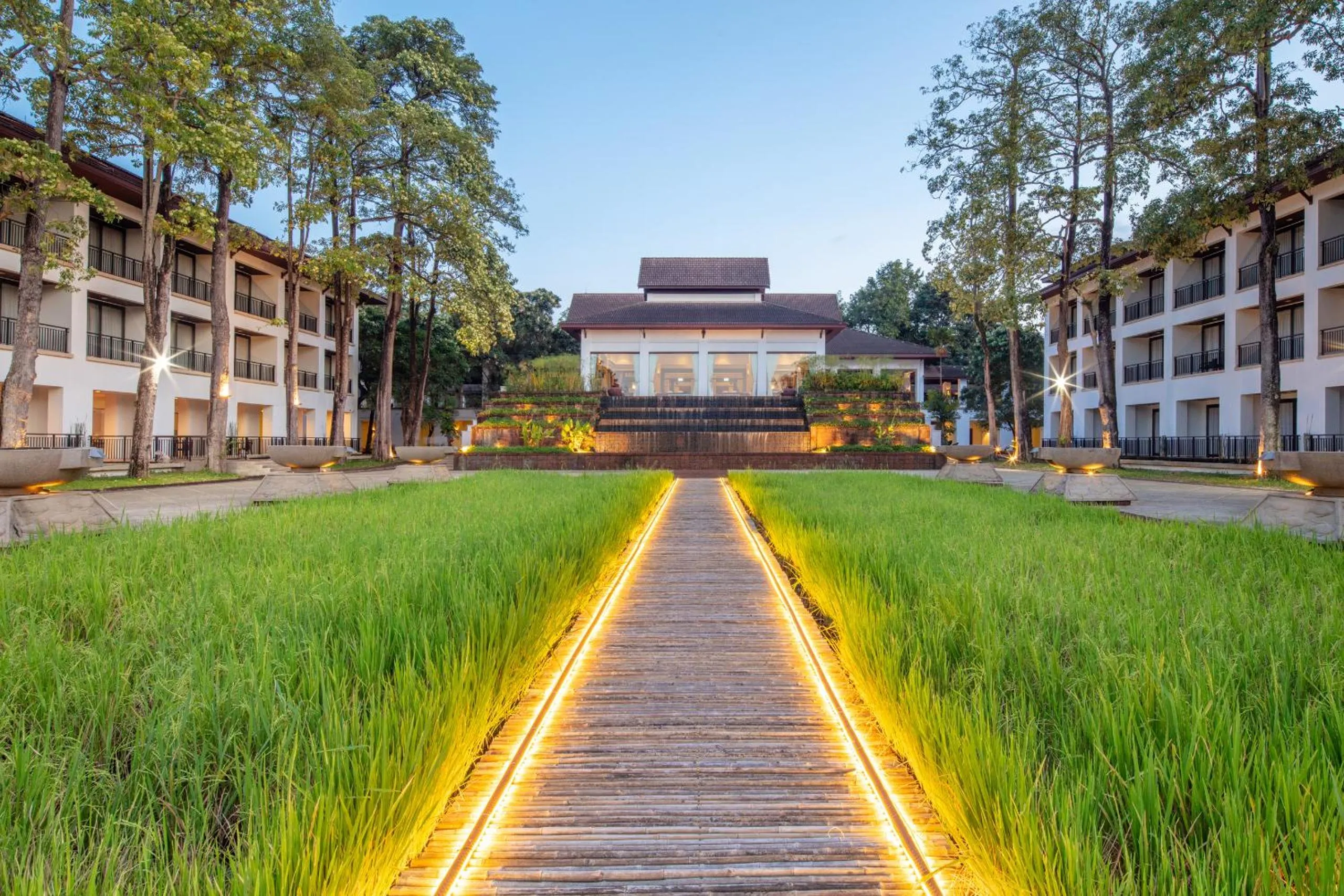 Property building in Tawa Ravadee Resort Prachinburi, a member of WorldHotels Distinctive